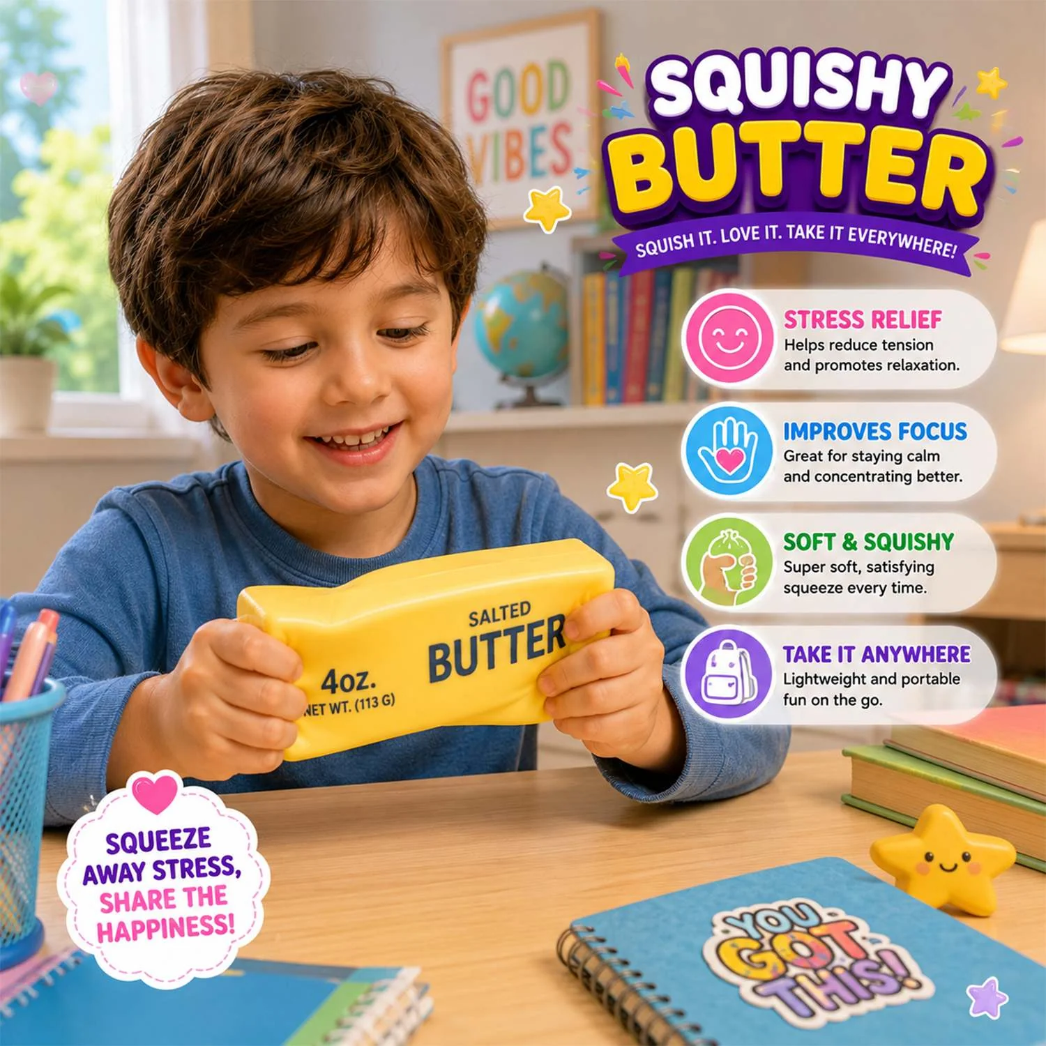 12-Pack Squishy Sensory Stress Relief Squeeze Toys - Image 3