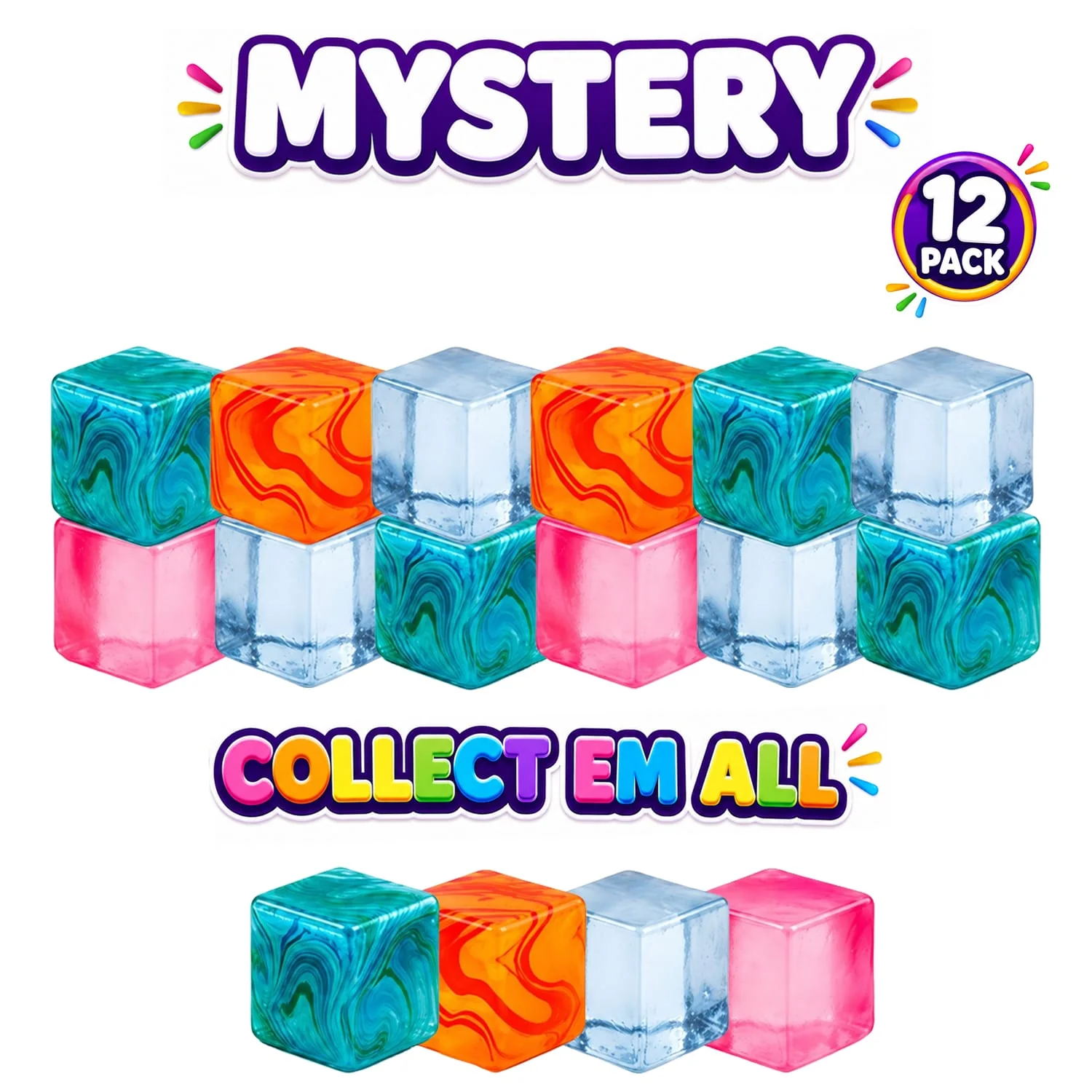 12-Pack Squishy Sensory Stress Relief Squeeze Toys - Image 6