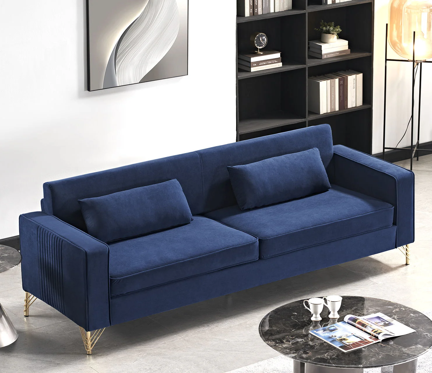 Aesthetic 3 Seater Couch With Classic Modern Appeal and Luxurious Soft Comfort - Image 5