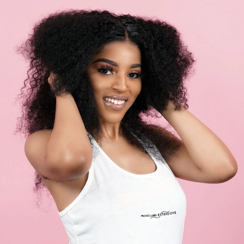 Afro Kinky Curly 100% Human Hair Bundles - Image 5