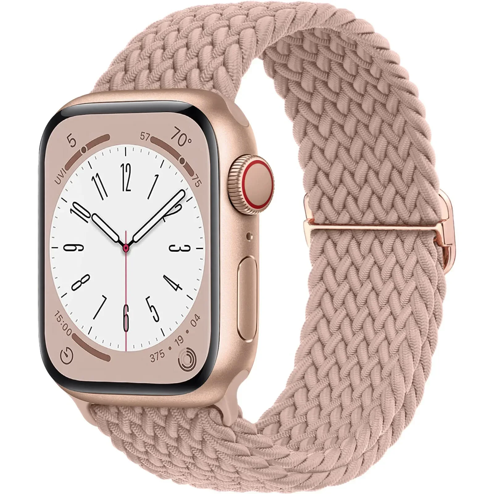Apple Watch Braided Strap - Soft Elastic Nylon Band - Image 6