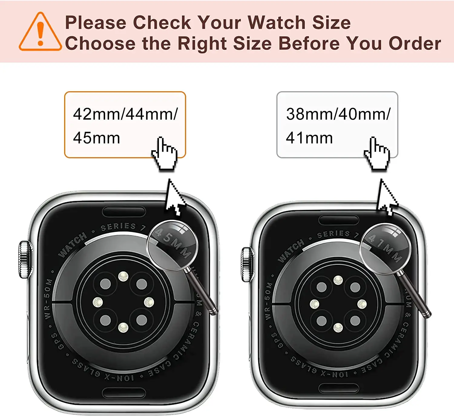 Apple Watch Chain Diamond Band - Rhinestone Loop Strap - Image 5