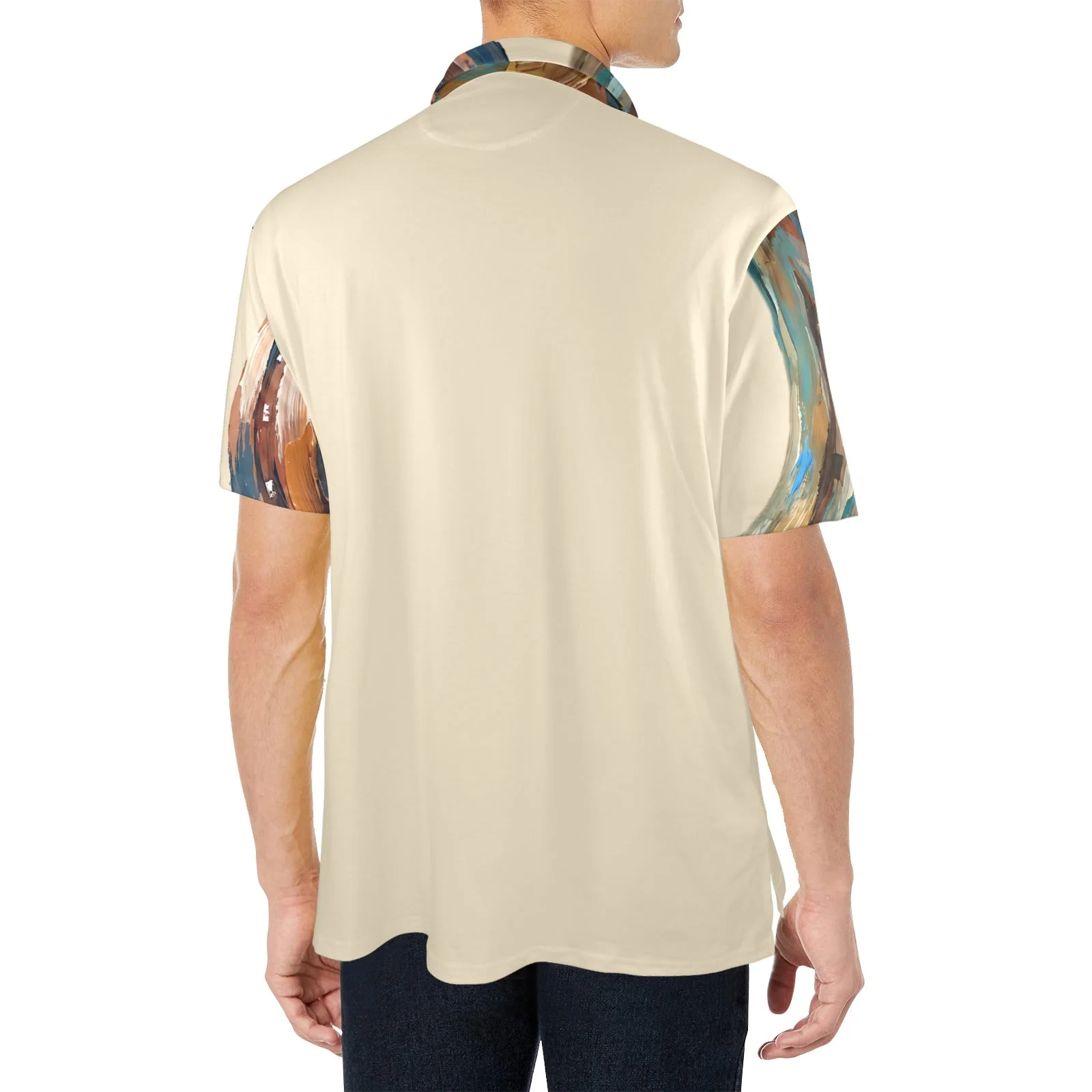 Baha Ranch Painted Horseshoe Polo Shirt - Image 4