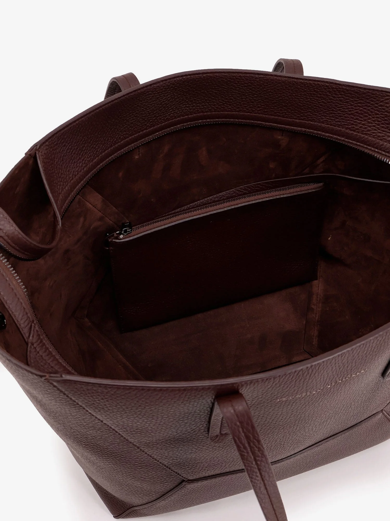 BC Duo Hammered Leather Shoulder Bag - Image 5