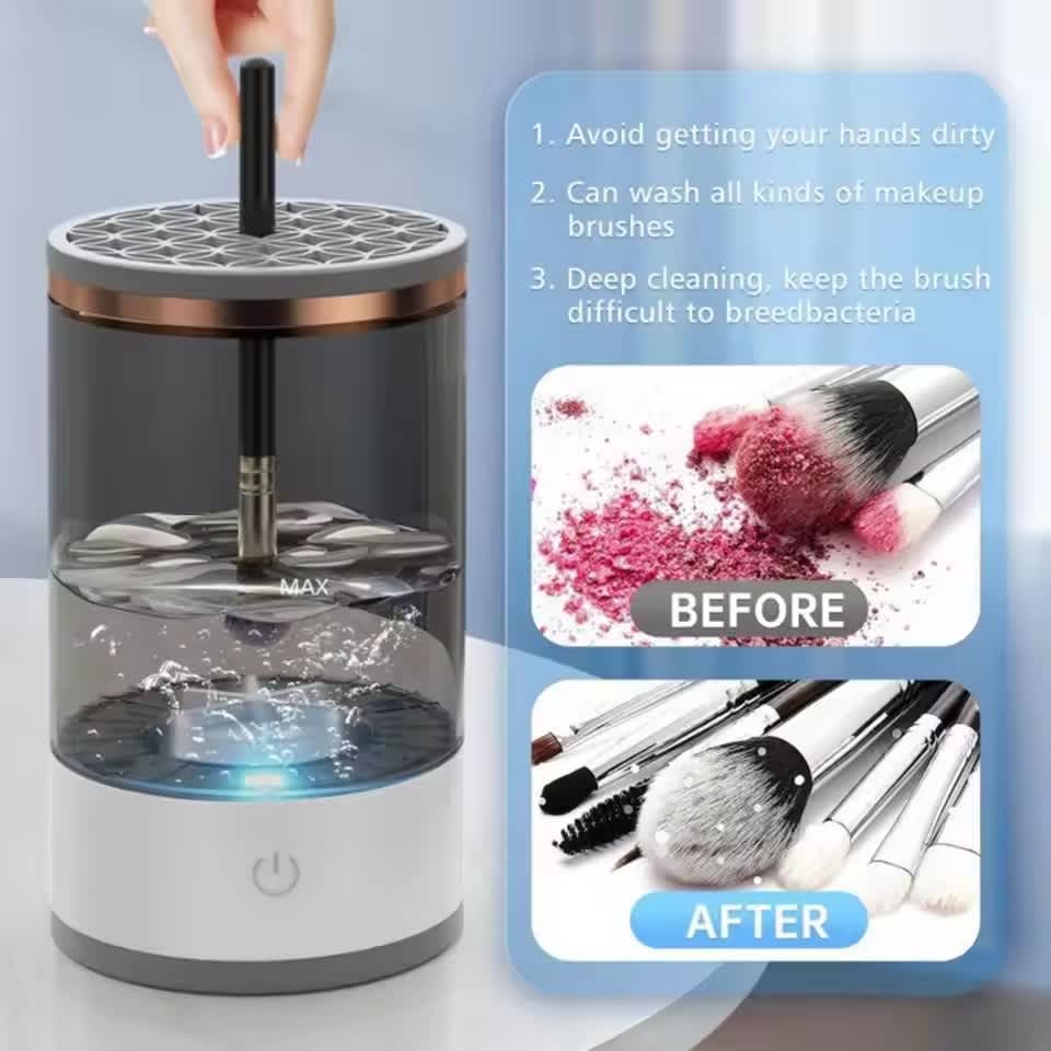 BENE One Touch Makeup Brush Cleaner White - Image 12