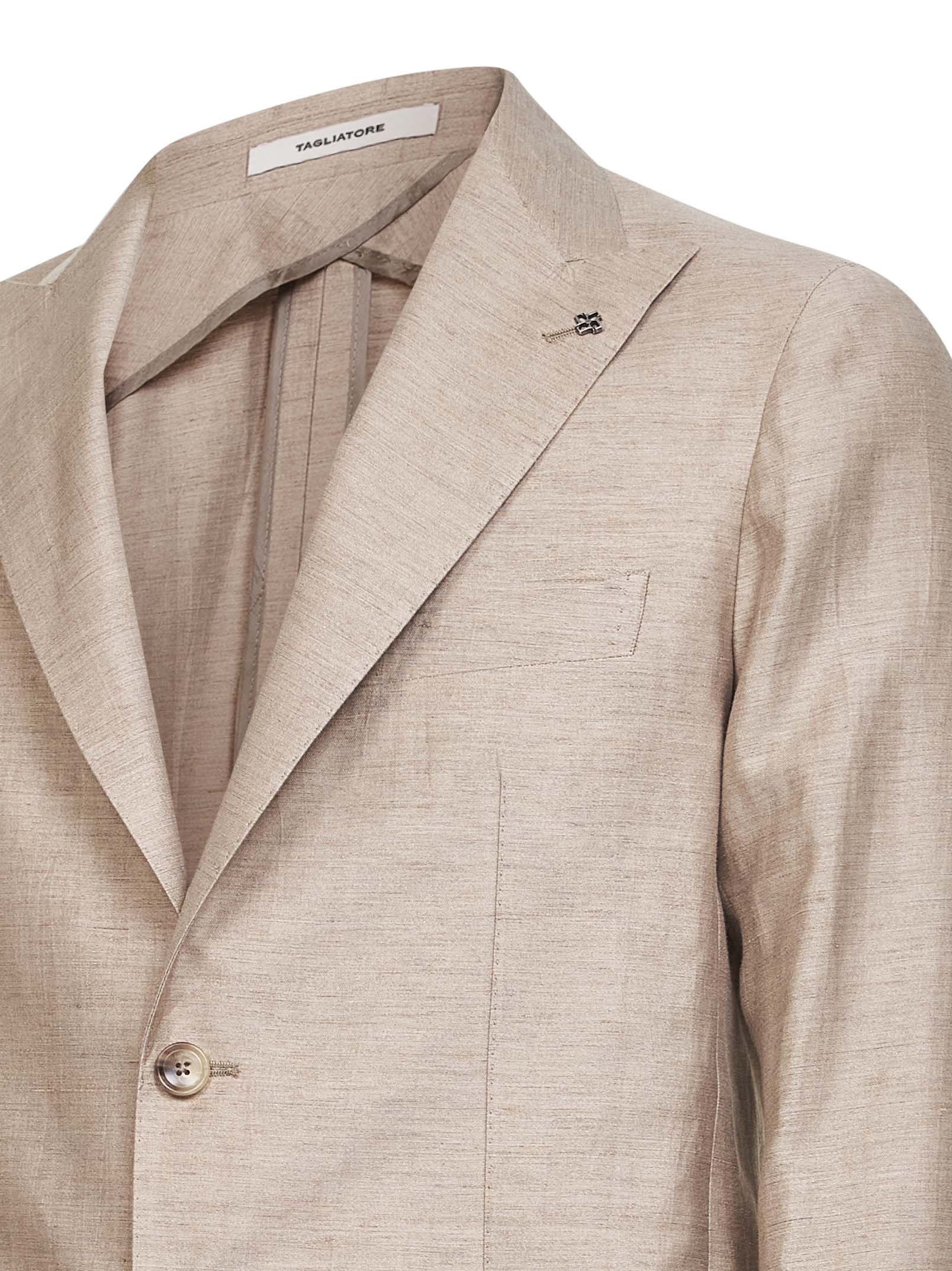Blazer Montecarlo Beige Linen Blend - Image 3