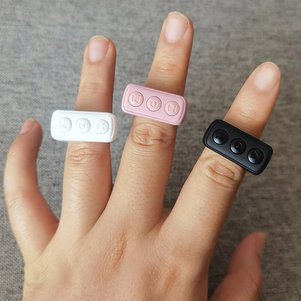 Bluetooth Page Turner & TikTok Scrolling Ring – Hands-Free Remote for Kindle, iPhone, Android – E-Reader Accessory, Selfie Shutter, Volume & Video Control - Image 3