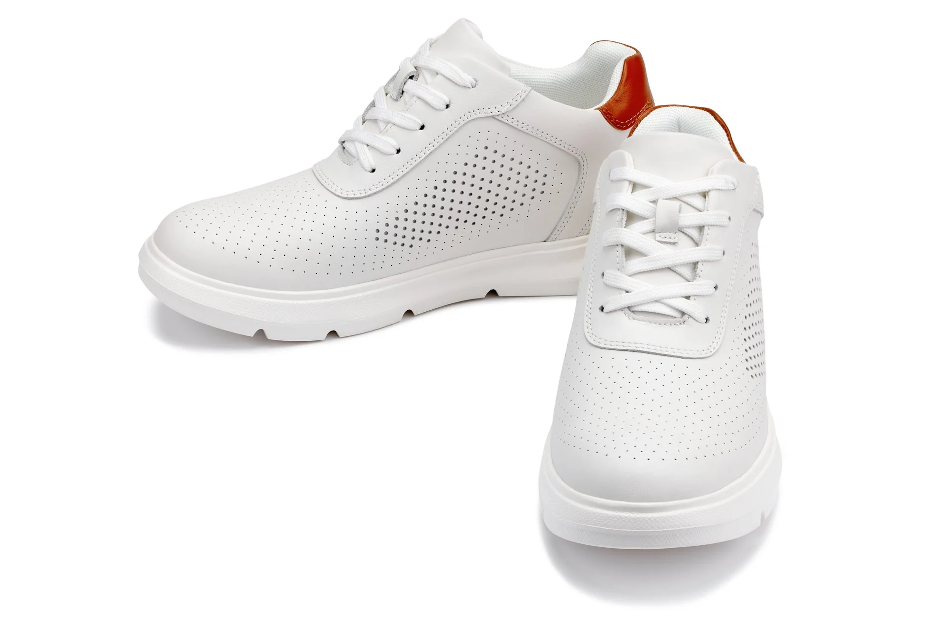 CALTO - J1581  - 2.6 Inches Taller (White) - Lightweight Casual Walkers - Image 5