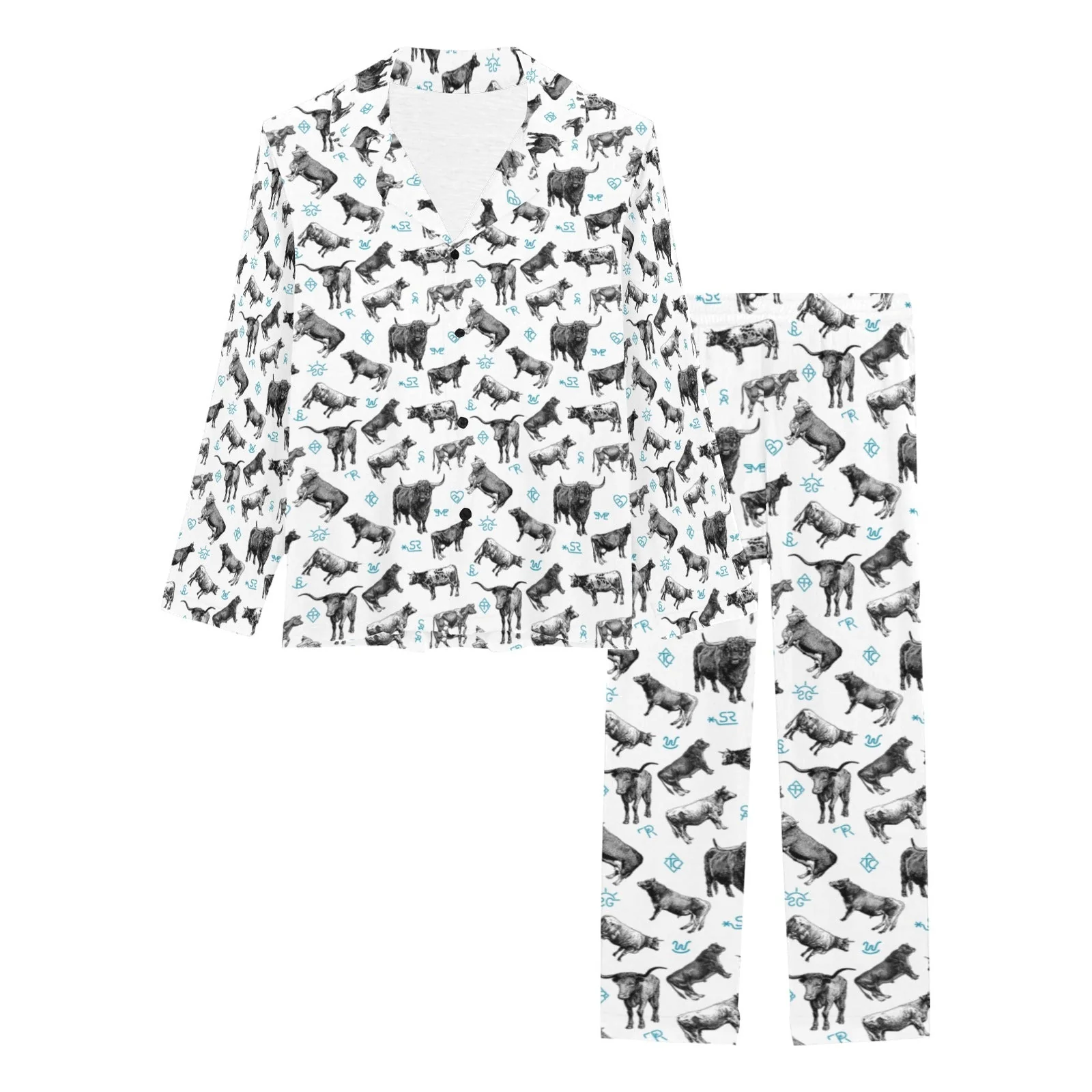 Cattle and Brands Women's Western Pajama Set - Image 3