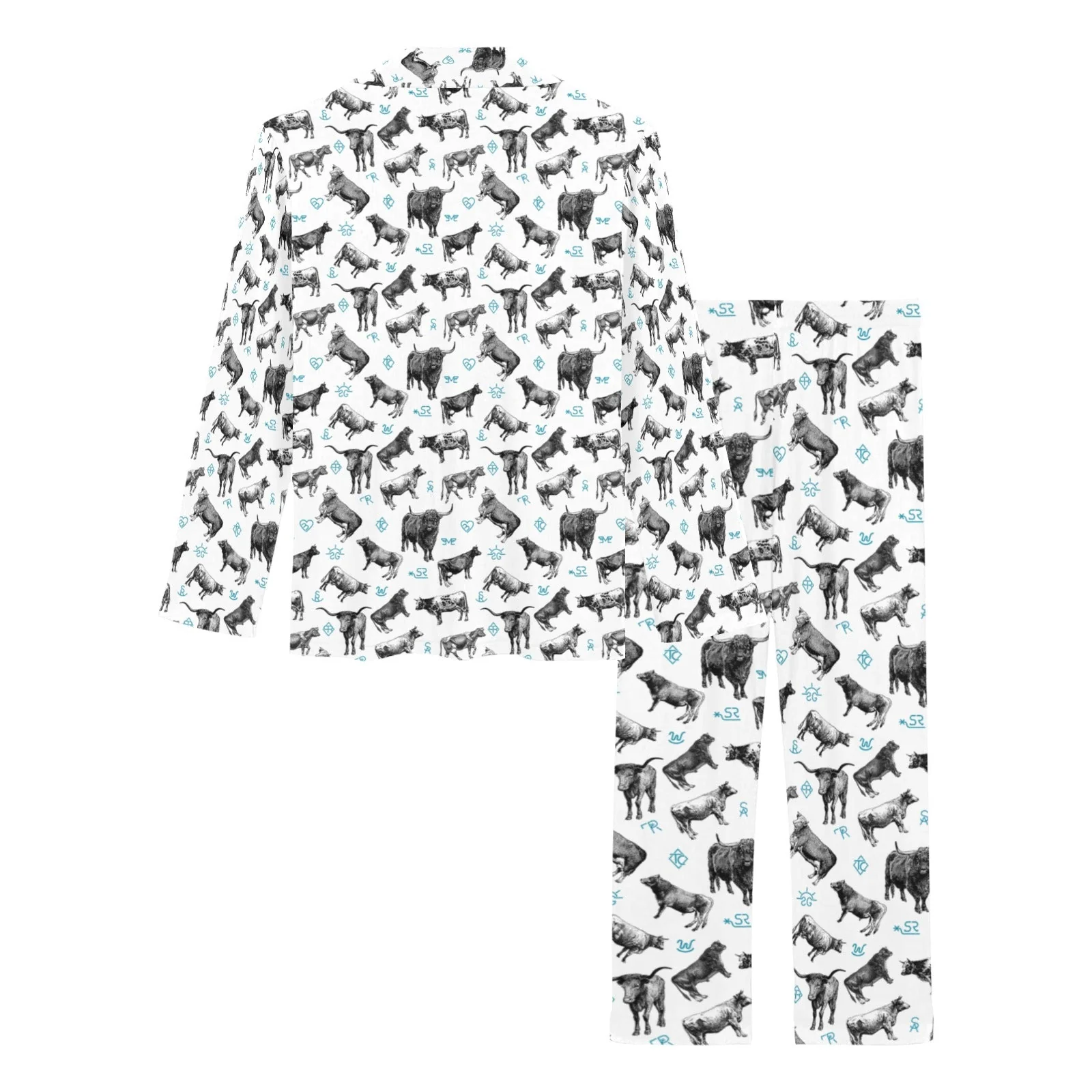 Cattle and Brands Women's Western Pajama Set - Image 4