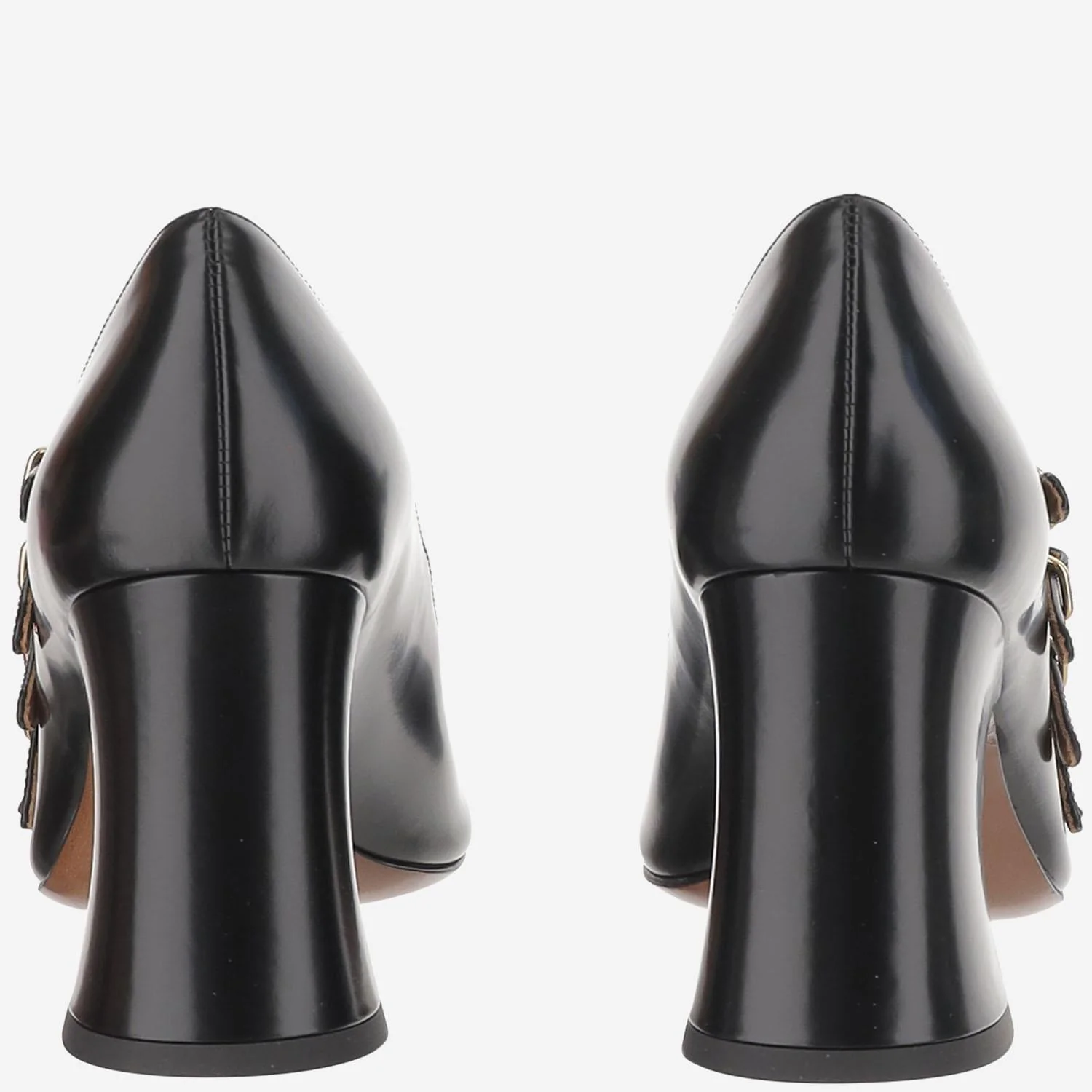 Chloé Janis Shiny Leather Pumps - Image 3