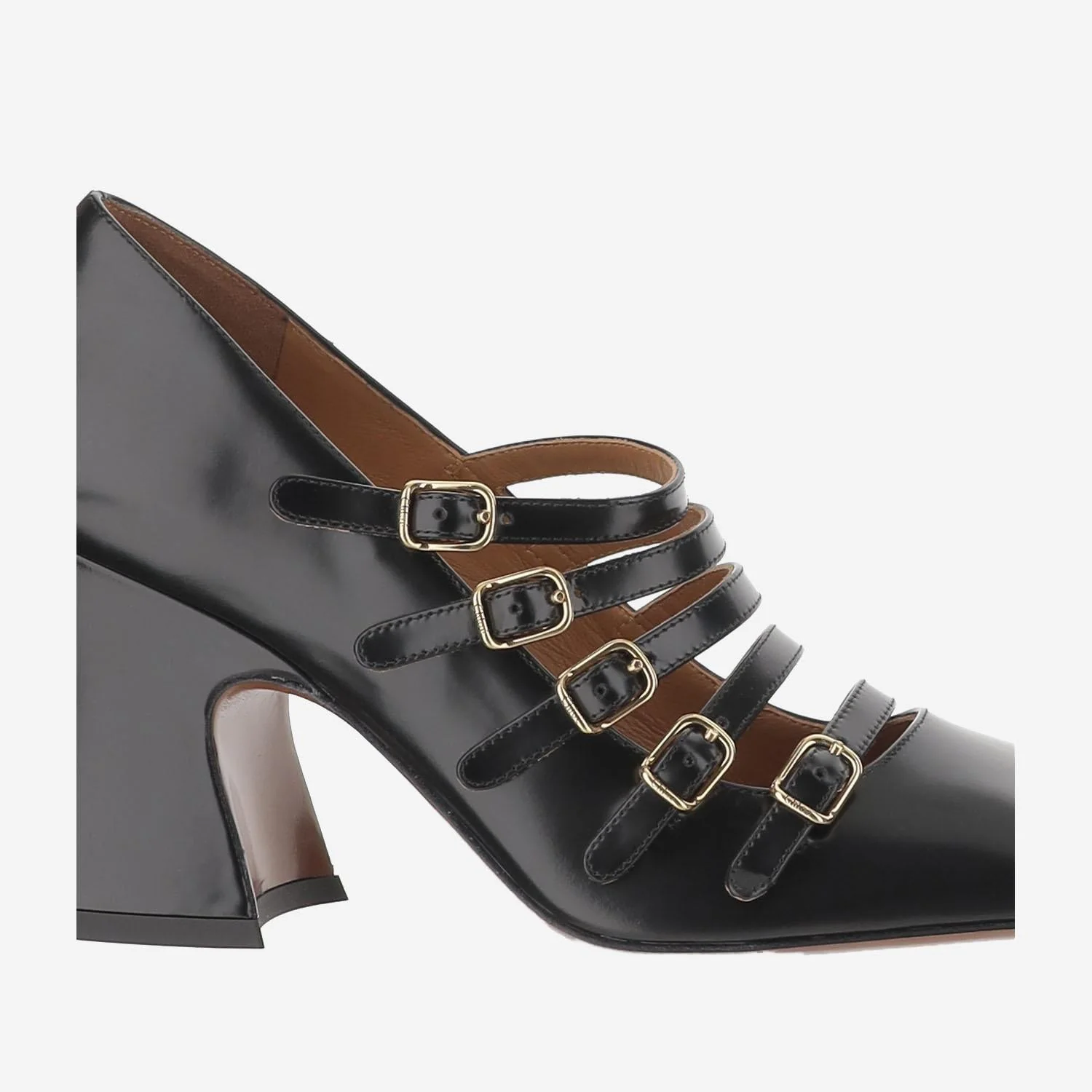 Chloé Janis Shiny Leather Pumps - Image 5
