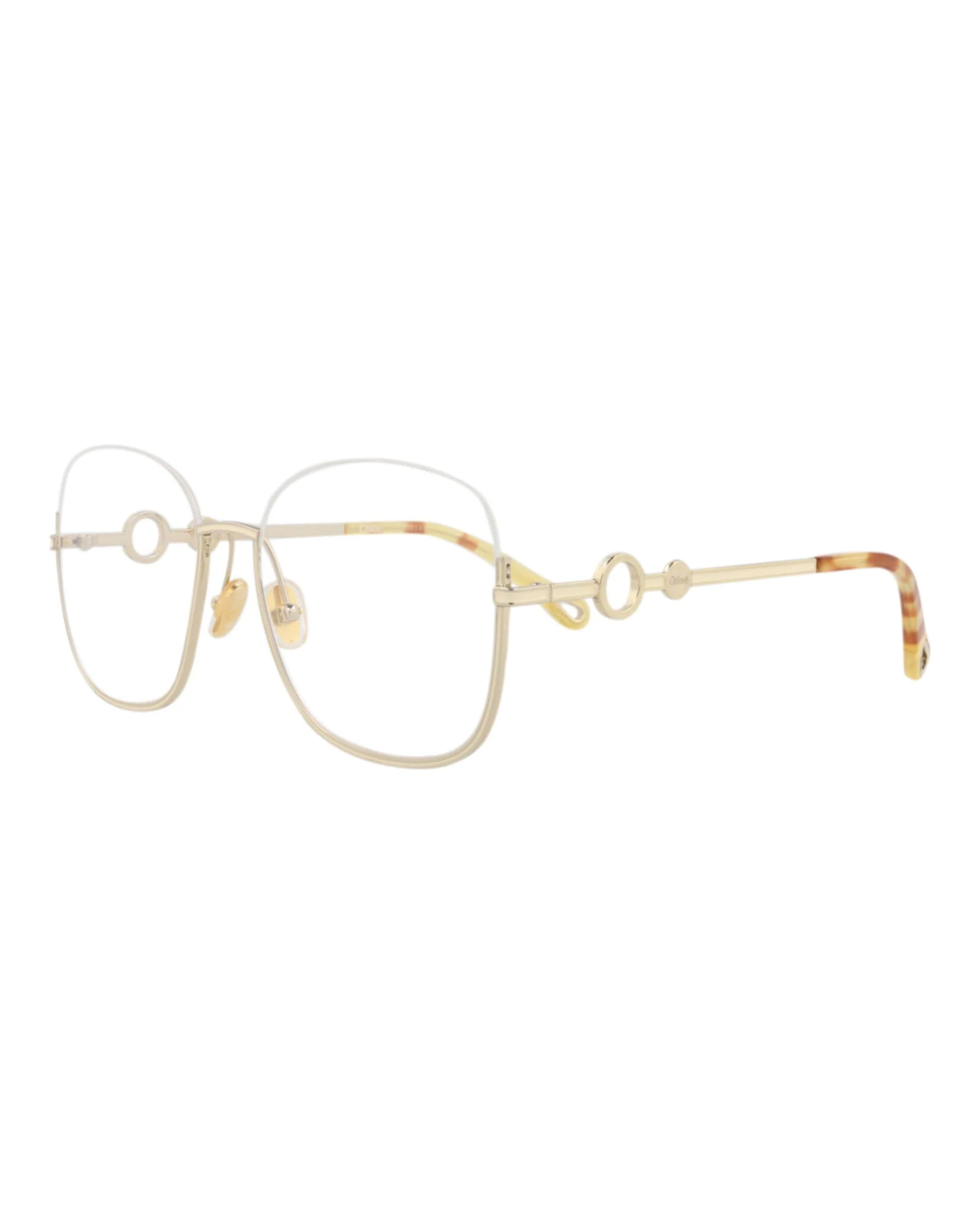 Chloé Square-Frame Metal Optical Frames - Image 2