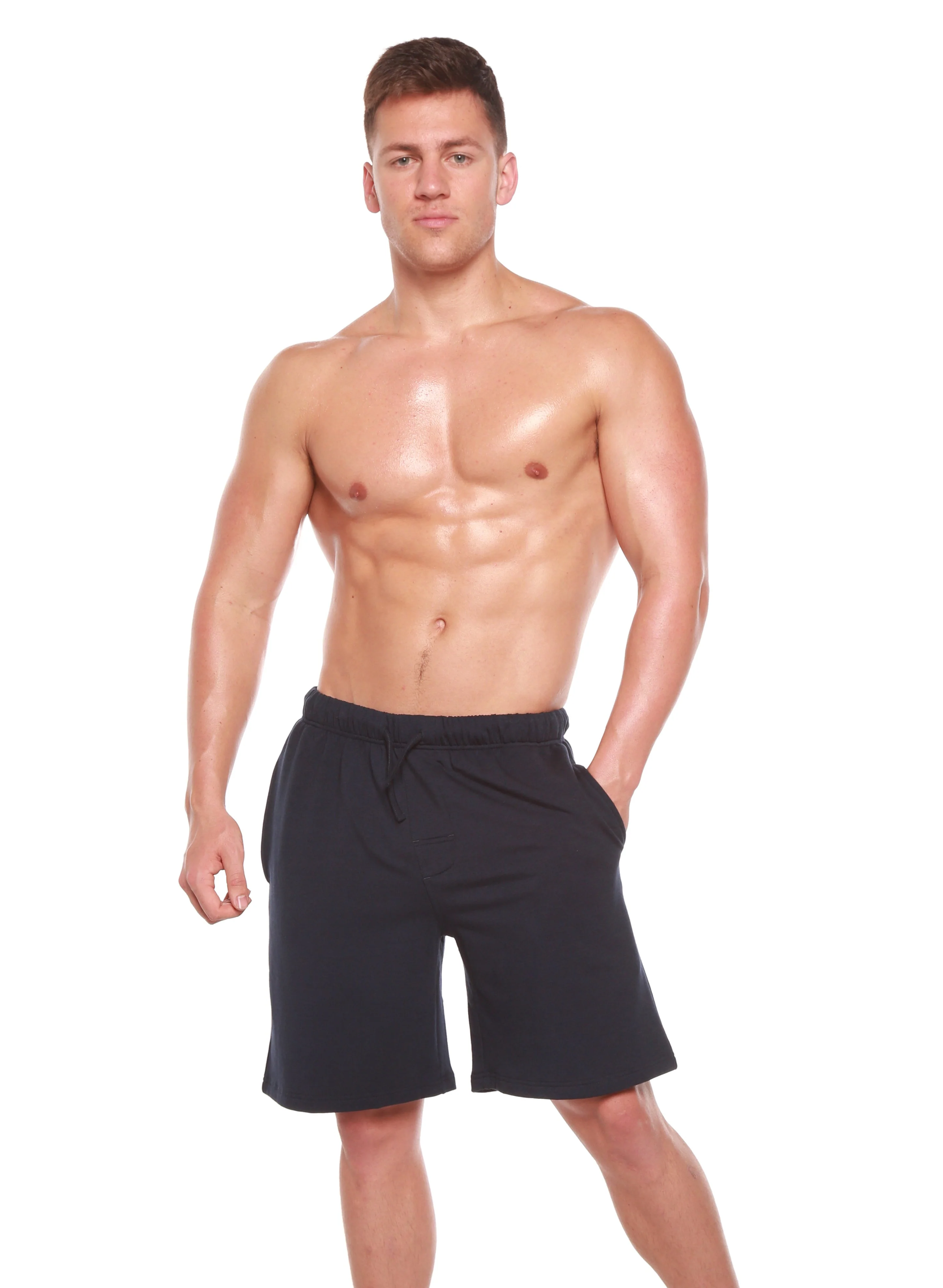 Clearance Men's Bamboo Viscose Fleece Lounge Shorts - Image 5