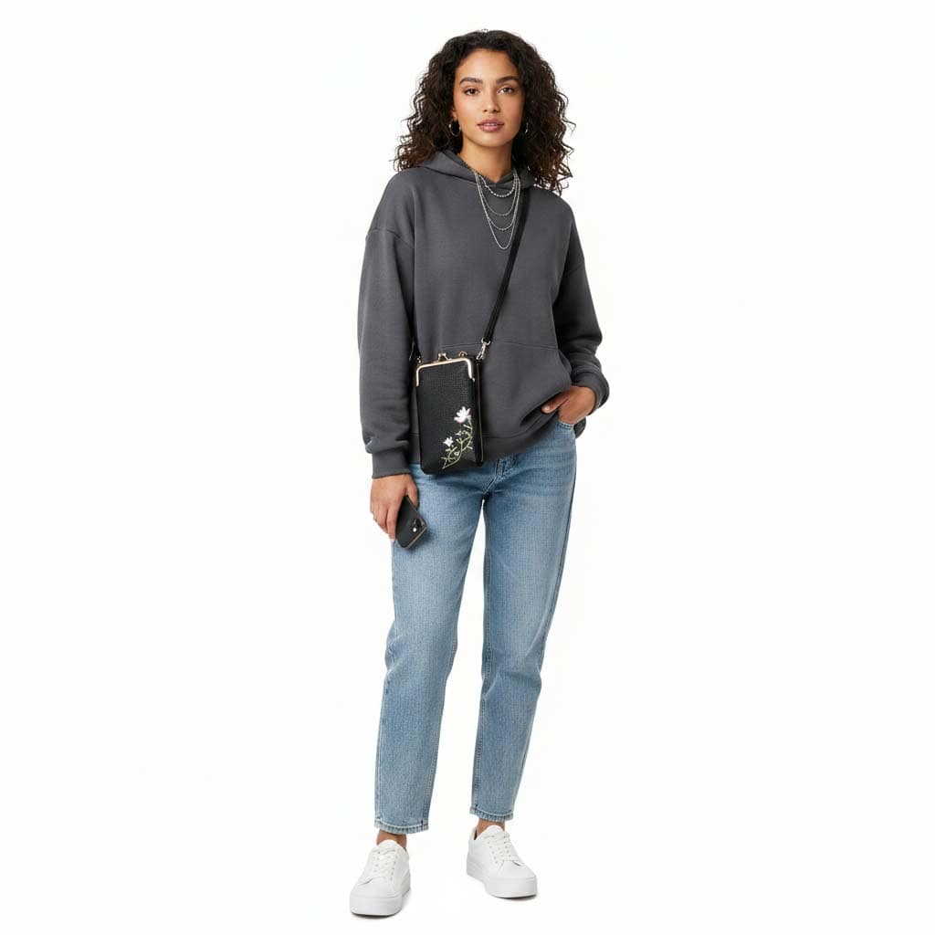 Clip Zip Crossbody Wallet - Image 10