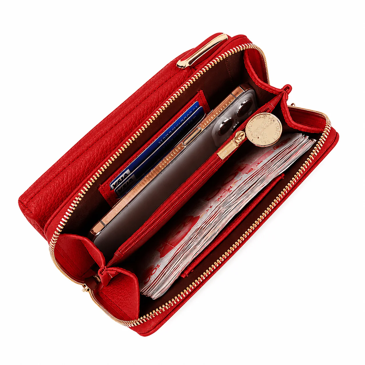 Clip Zip Crossbody Wallet - Image 18
