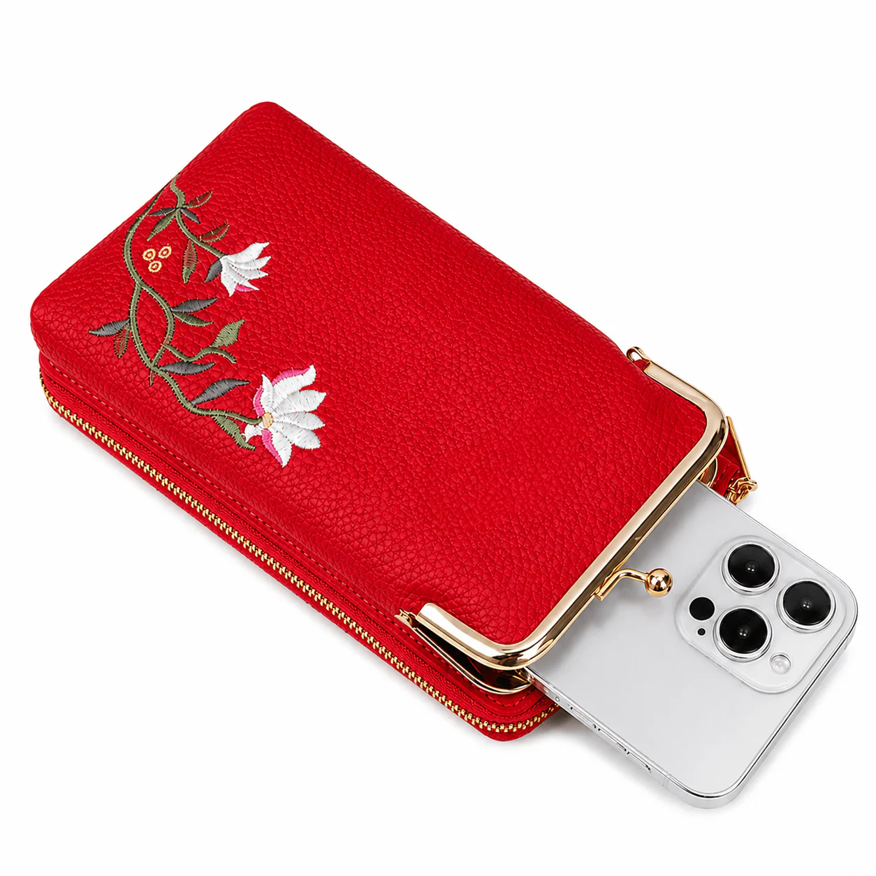 Clip Zip Crossbody Wallet - Image 19