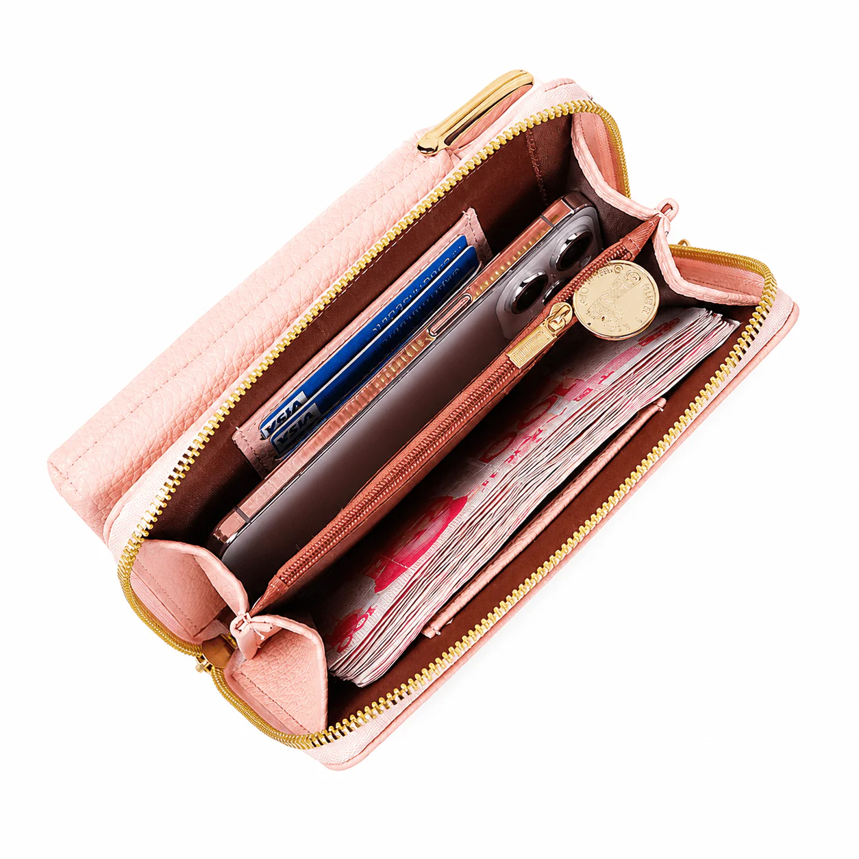 Clip Zip Crossbody Wallet - Image 4