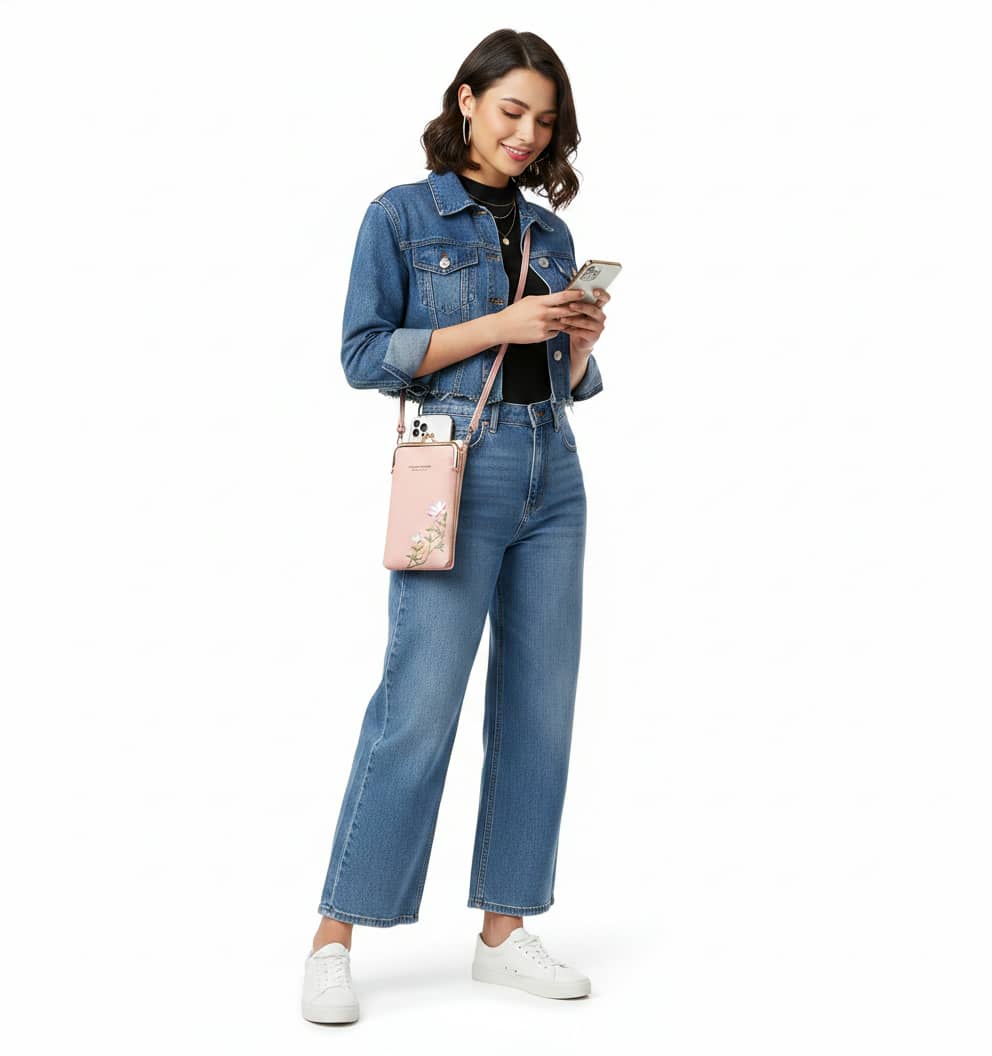 Clip Zip Crossbody Wallet - Image 6