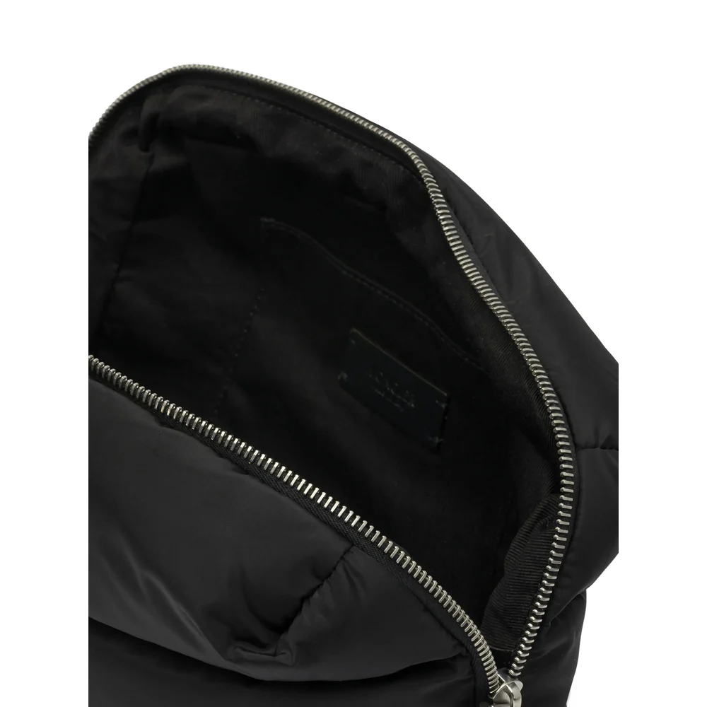 Clutch Bag Black Leather - Image 2
