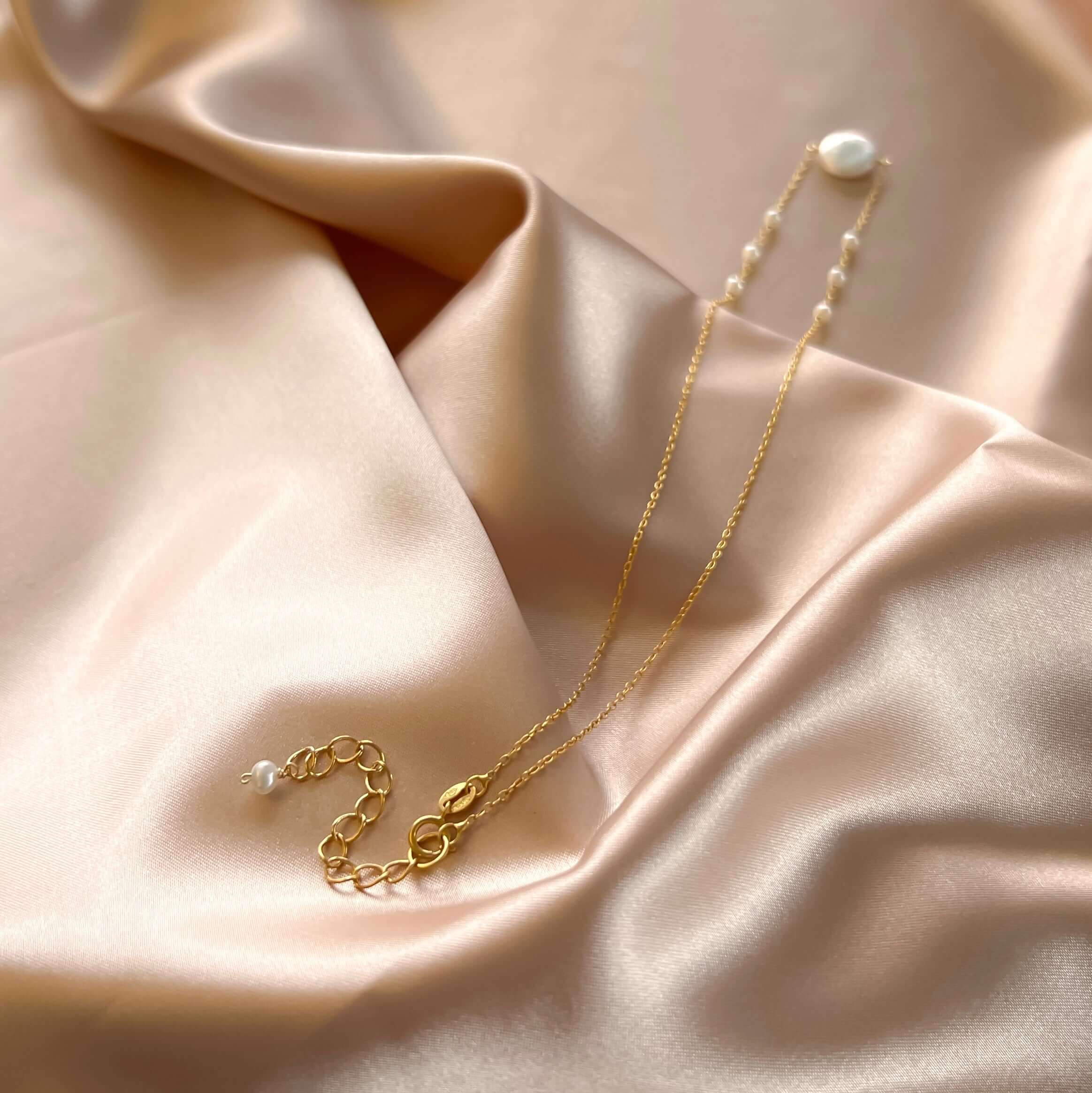 Coin Pearl Necklace - Image 3