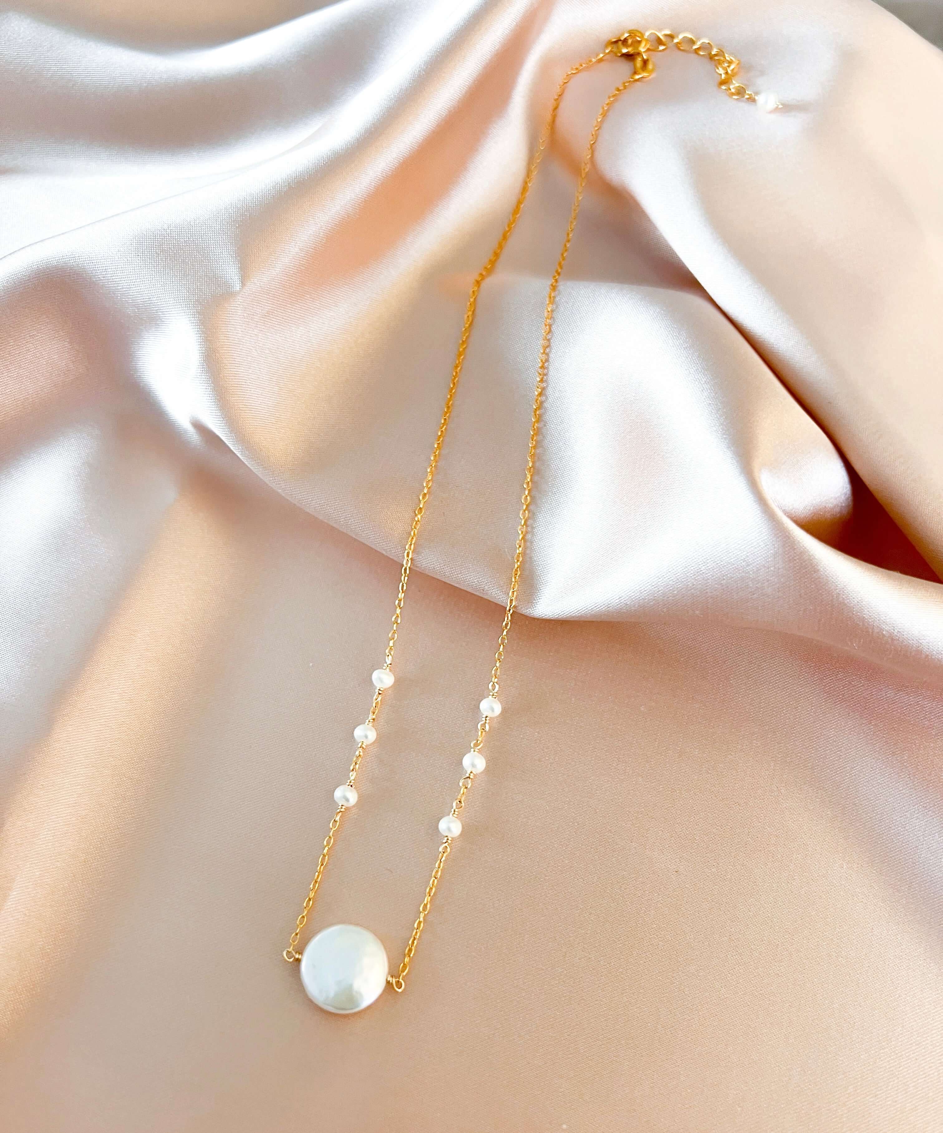 Coin Pearl Necklace - Image 4