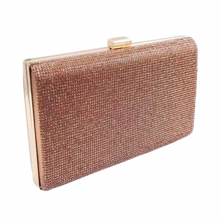 Crystal Shimmery Evening Clutch Bag - Image 6