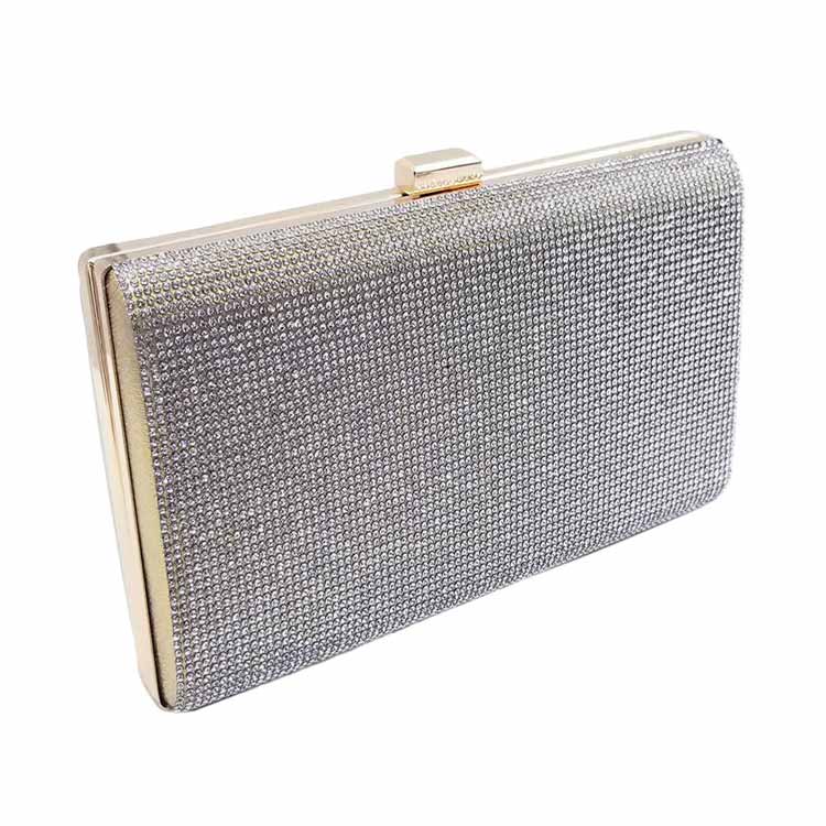 Crystal Shimmery Evening Clutch Bag - Image 8