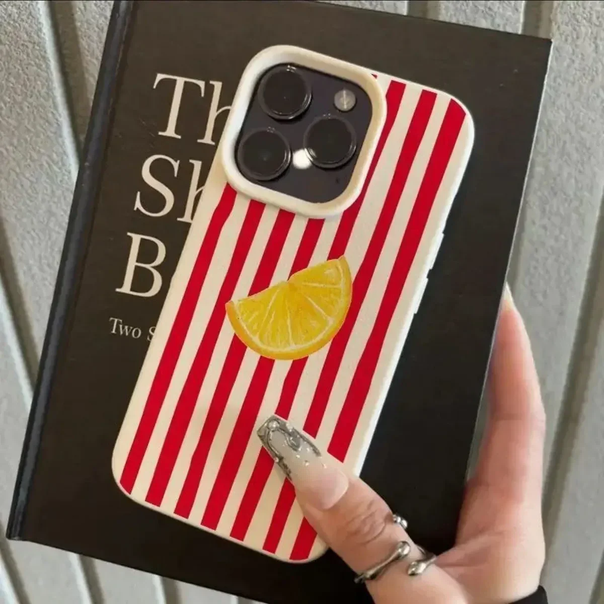 Cute Striped Pattern Phone Case - Image 8