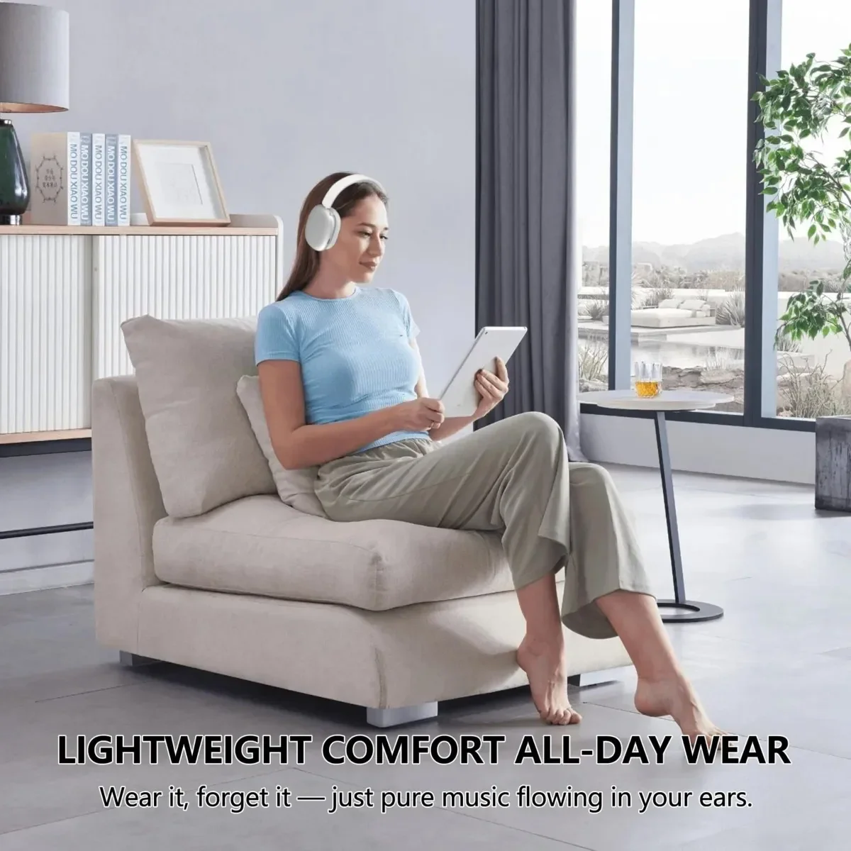 Foldable Wireless Headset with Rotary Control - Image 4