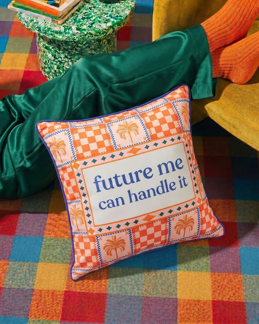 future me can handle it pillow - Image 2