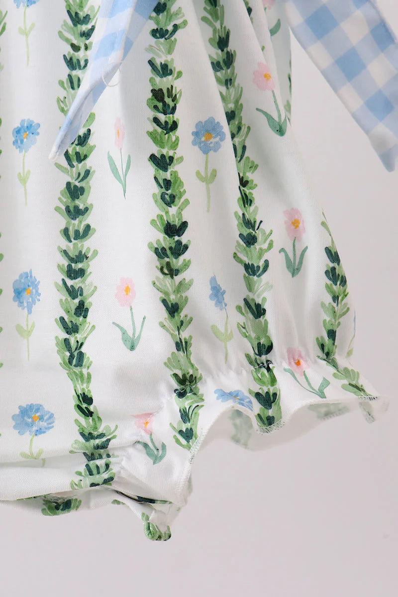 Green Floral Ruffle Bubble - Image 4
