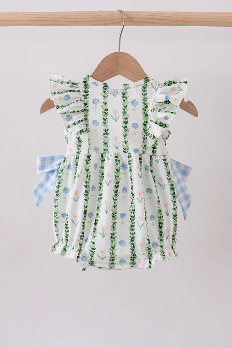 Green Floral Ruffle Bubble - Image 5