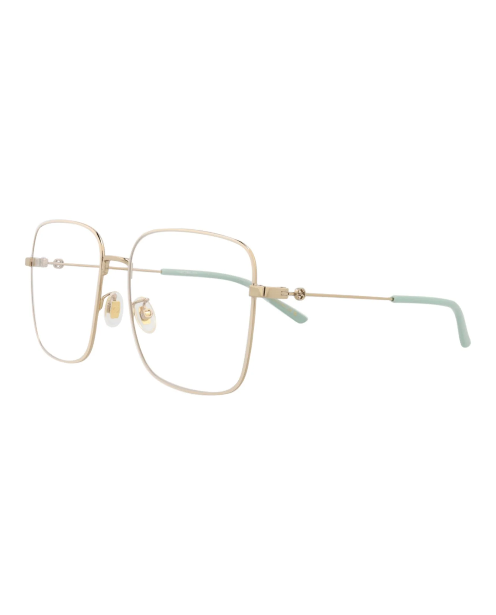 Gucci Square-Frame Metal Optical Frames - Image 2
