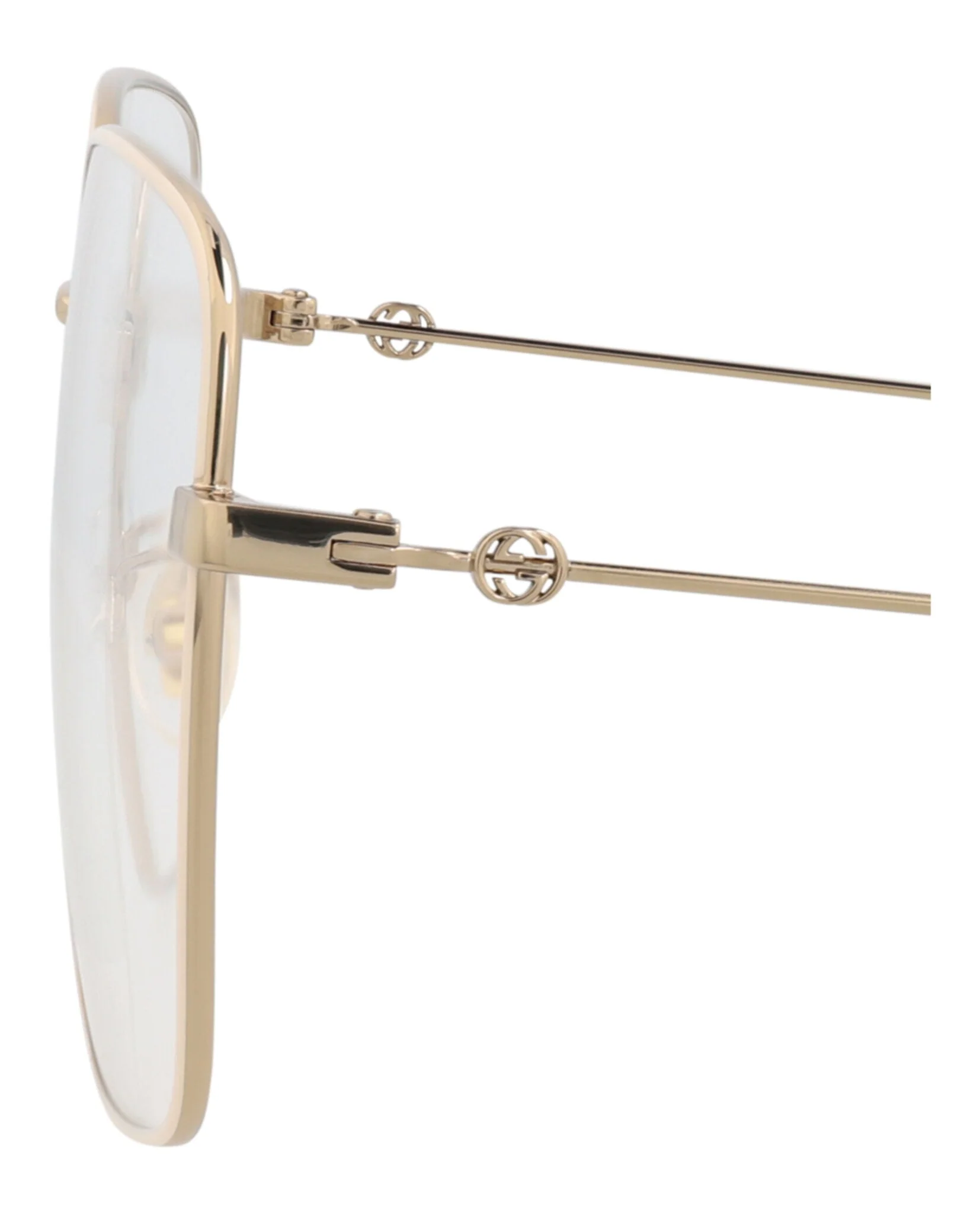 Gucci Square-Frame Metal Optical Frames - Image 4