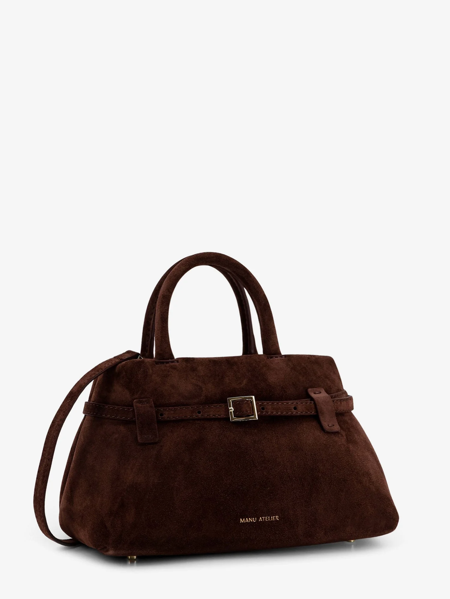 Handbag Le Cambon 25 Suede Brown - Image 3