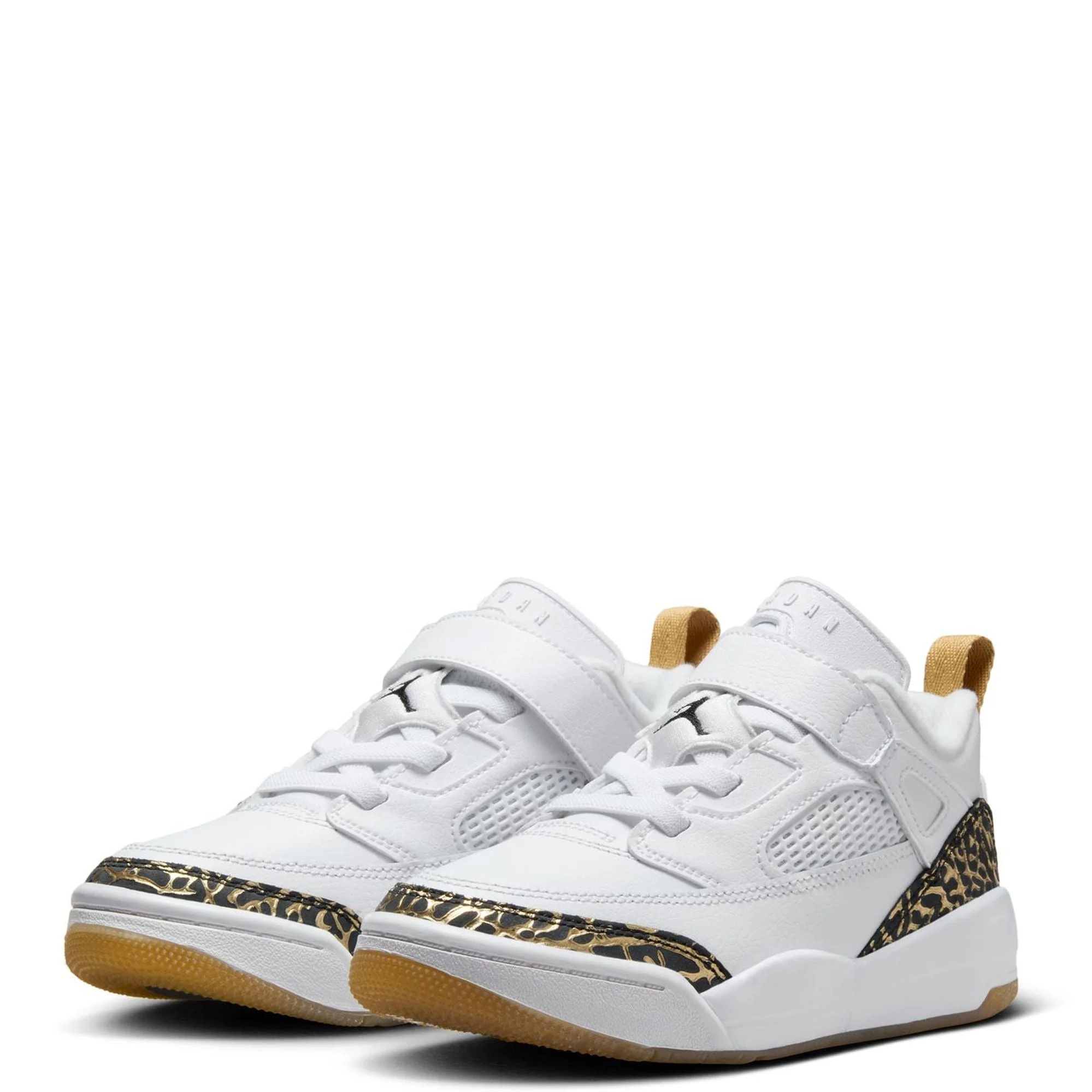 [hj9055-100] Preschool Air Jordan Spizike Low 'white Metallic Gold Sail Black' - Image 2