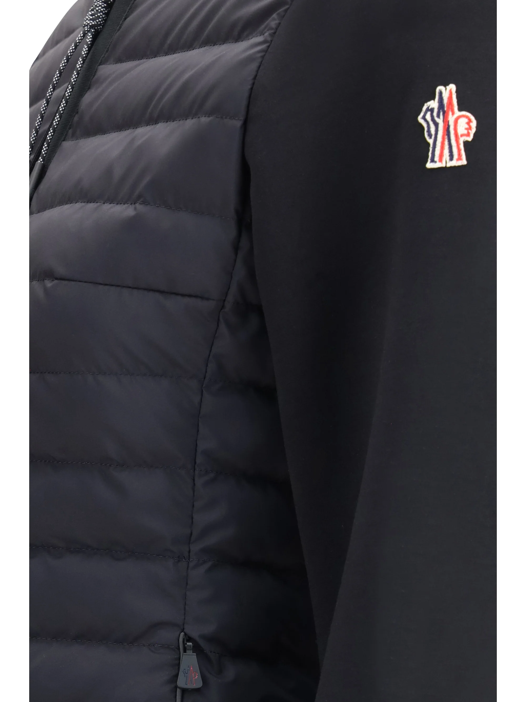 Hooded Cardigan Black Polyamide - Image 2