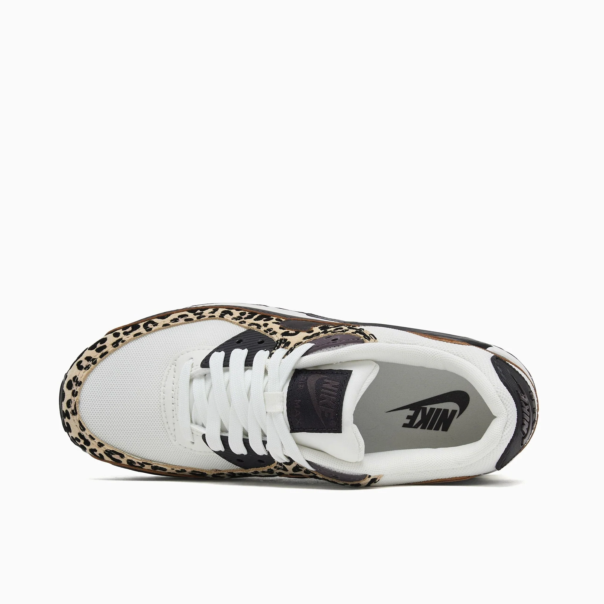 [if1619-102] Womens Nike Air Max 90 Print 'leopard Burgundy' - Image 3