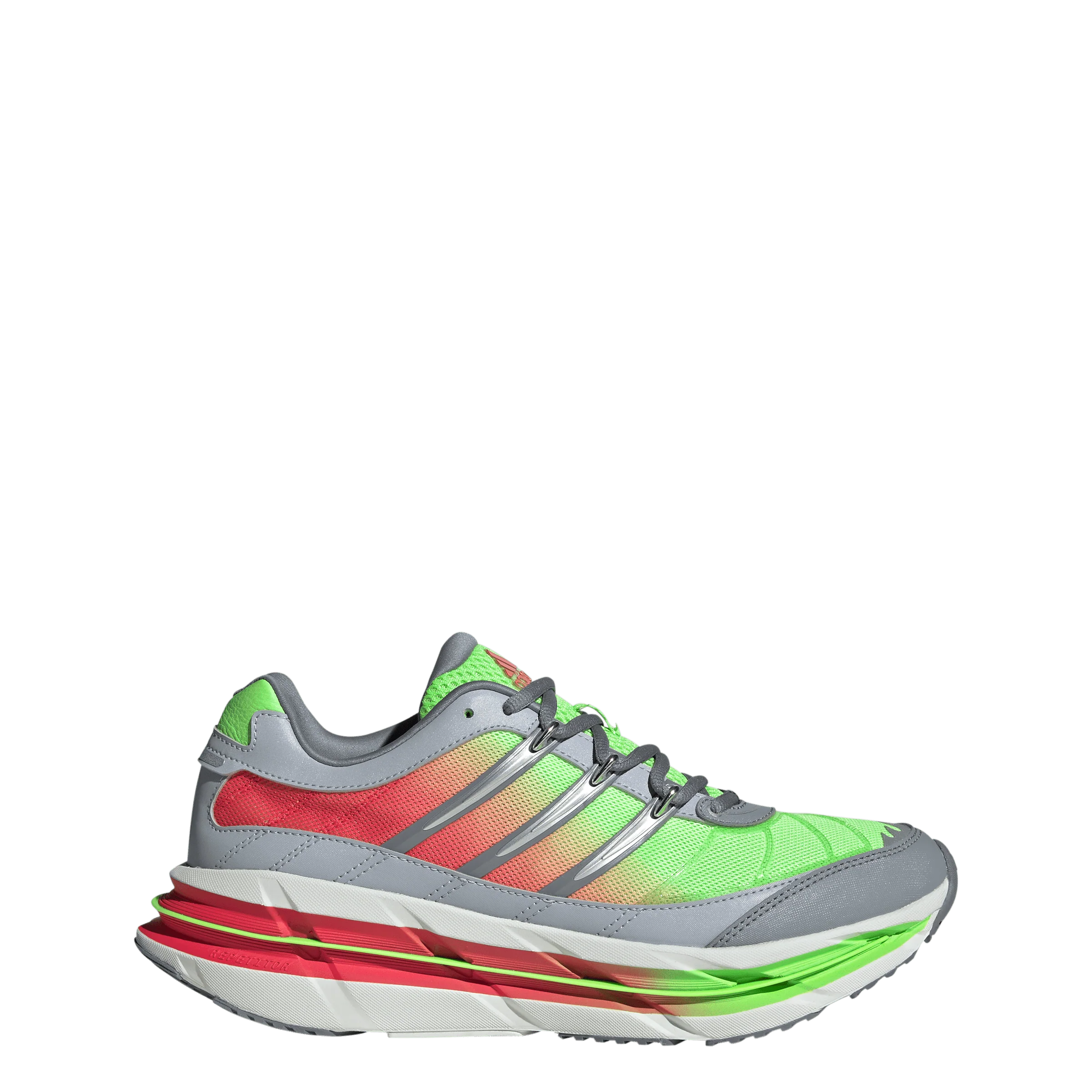 [jq6796] Mens Adidas Adistar Hrmy 'lime Grey Solar Red'