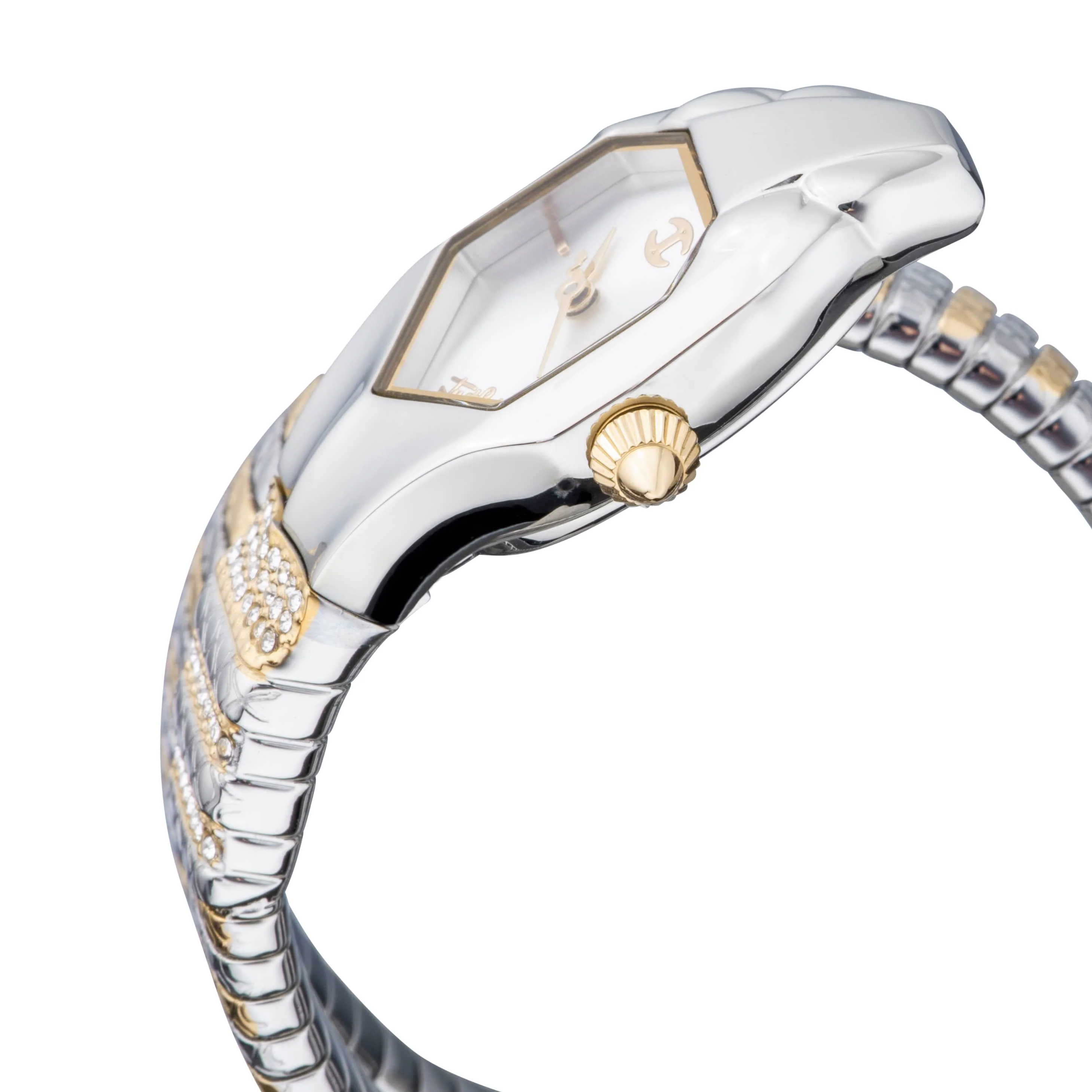 Just Cavalli Women's Just Glam EVO 2 Silver Dial Stainless Steel Bracelet Watch - Image 4