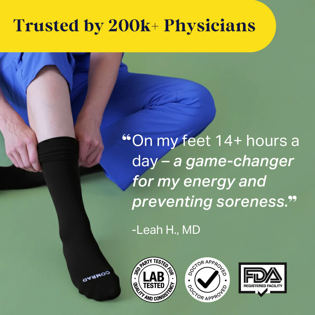 Knee-High Compression Socks – 3 Pack Solids - Image 7