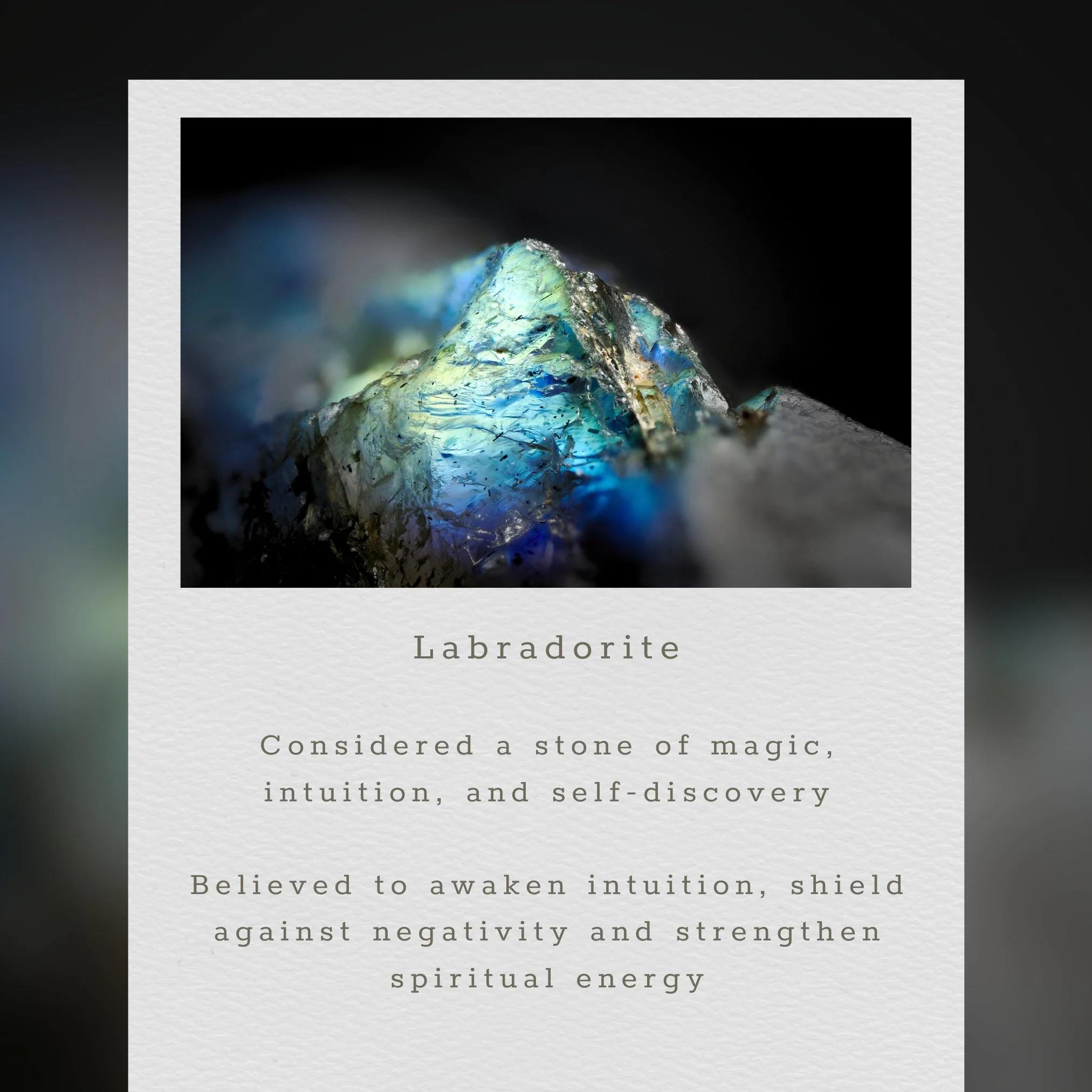 Labradorite Freestyle Pendant Necklace - Image 7