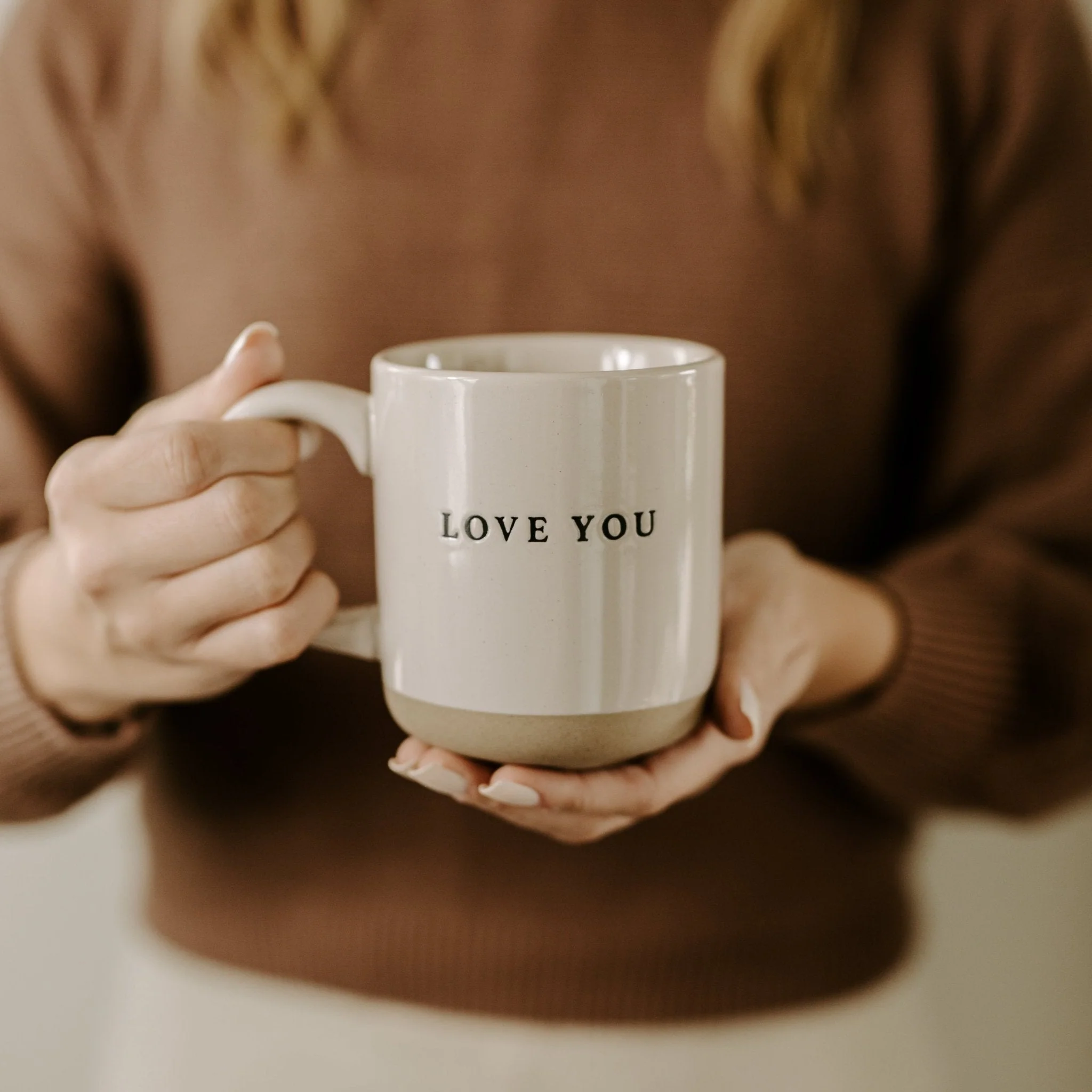 Love You 14 oz Stoneware Coffee Mug - Image 4