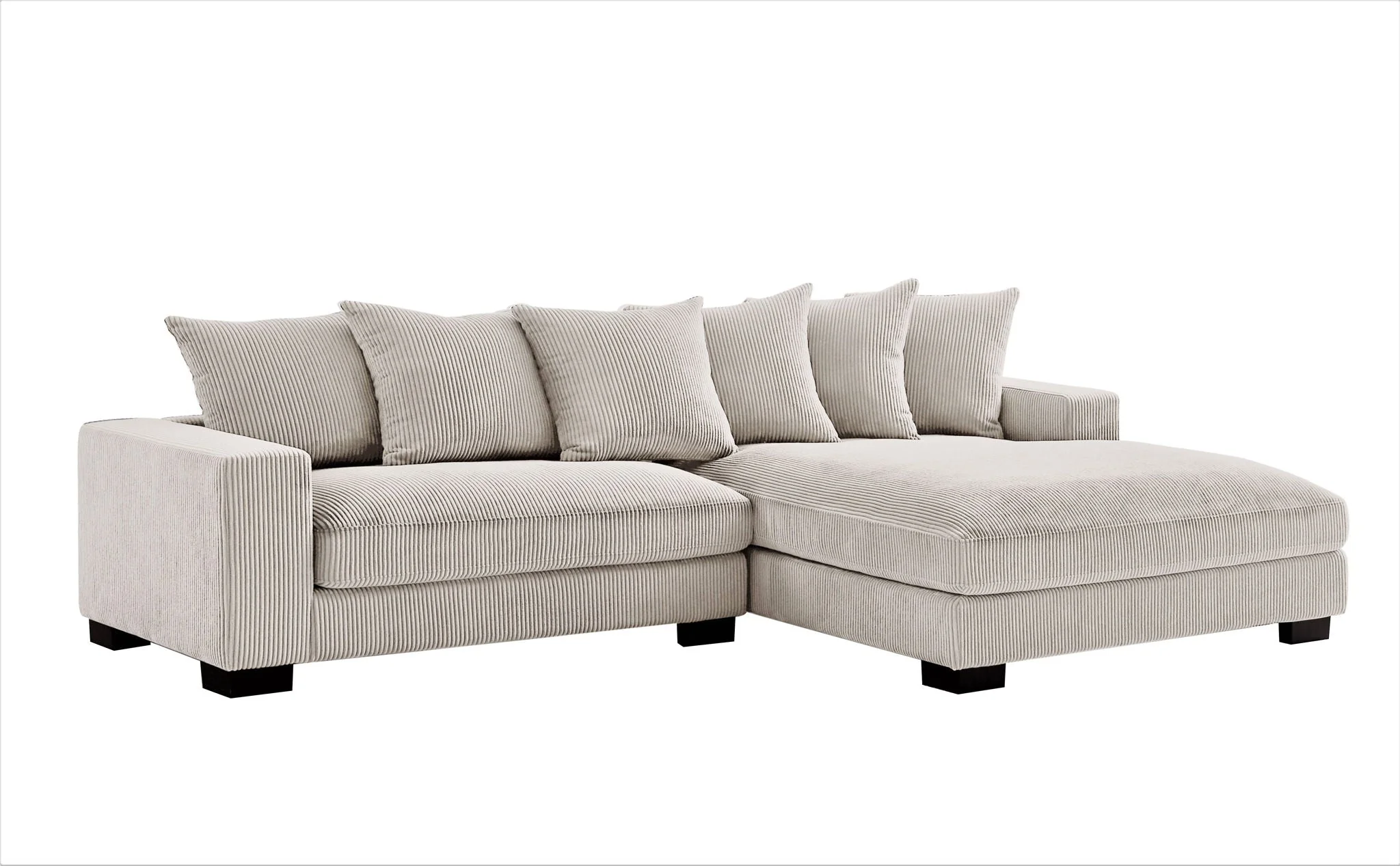Luxe - Oversized 2 Piece Sectional Couches for Living Room, L Shaped Sofa With Chaise - Image 17