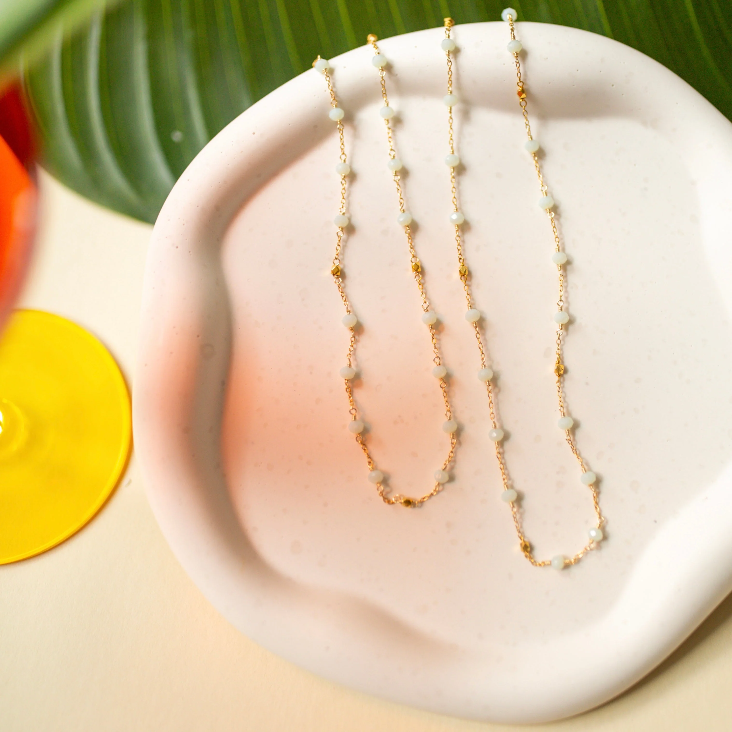 Margarita Chains - Lapis and Chalcedony - Image 6