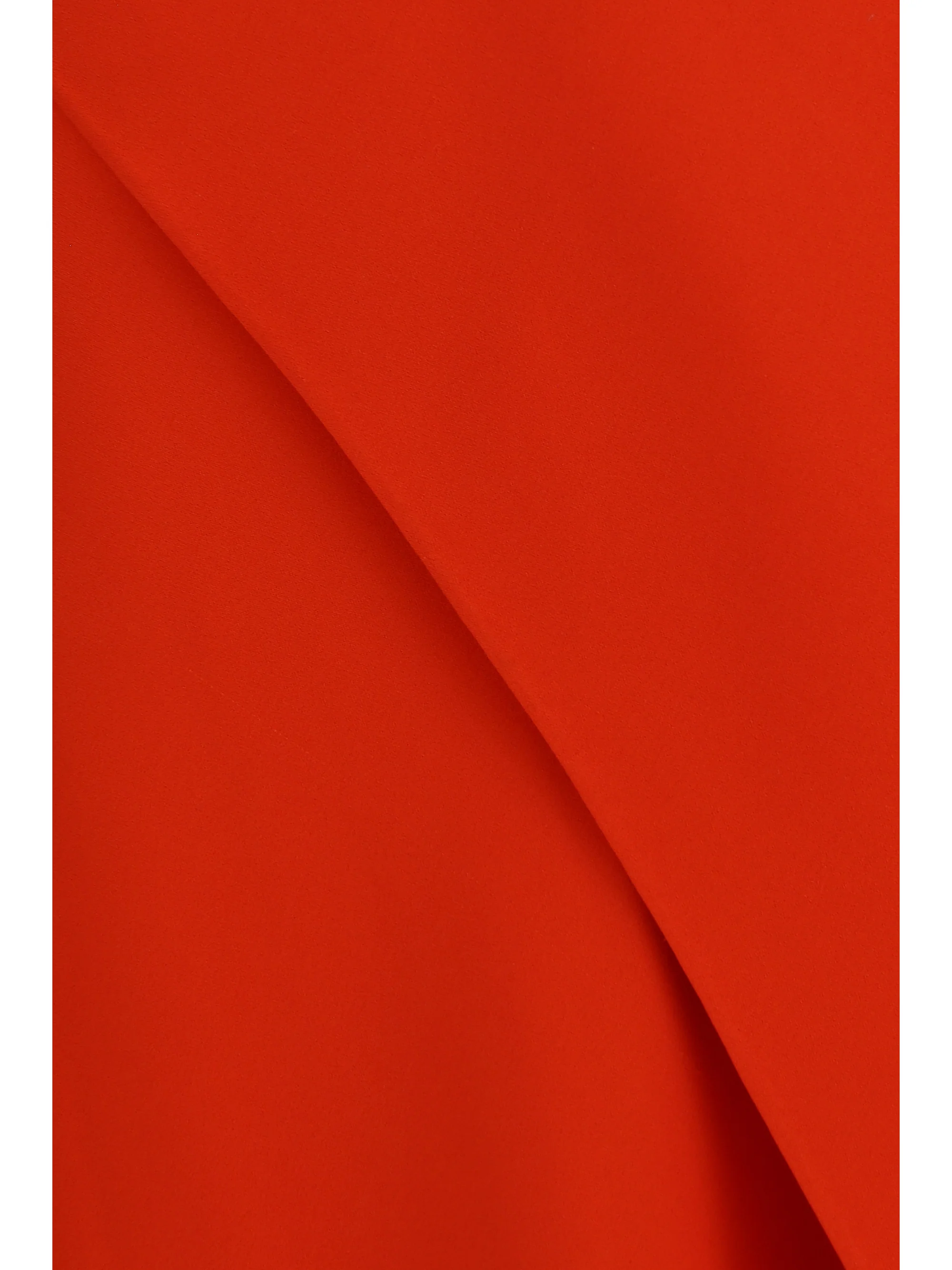 Maxi Dress Draped Silk Sunset Red - Image 2