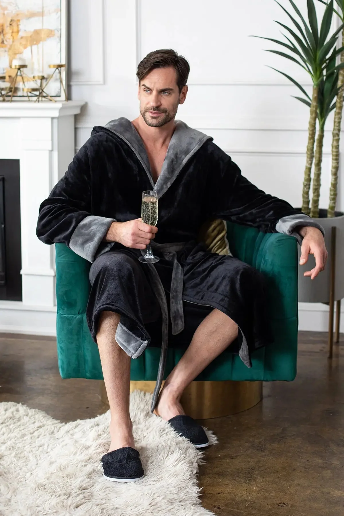 Men’s Robe with Hood – Ultra-Soft Plush Comfort for Everyday Use - Image 18