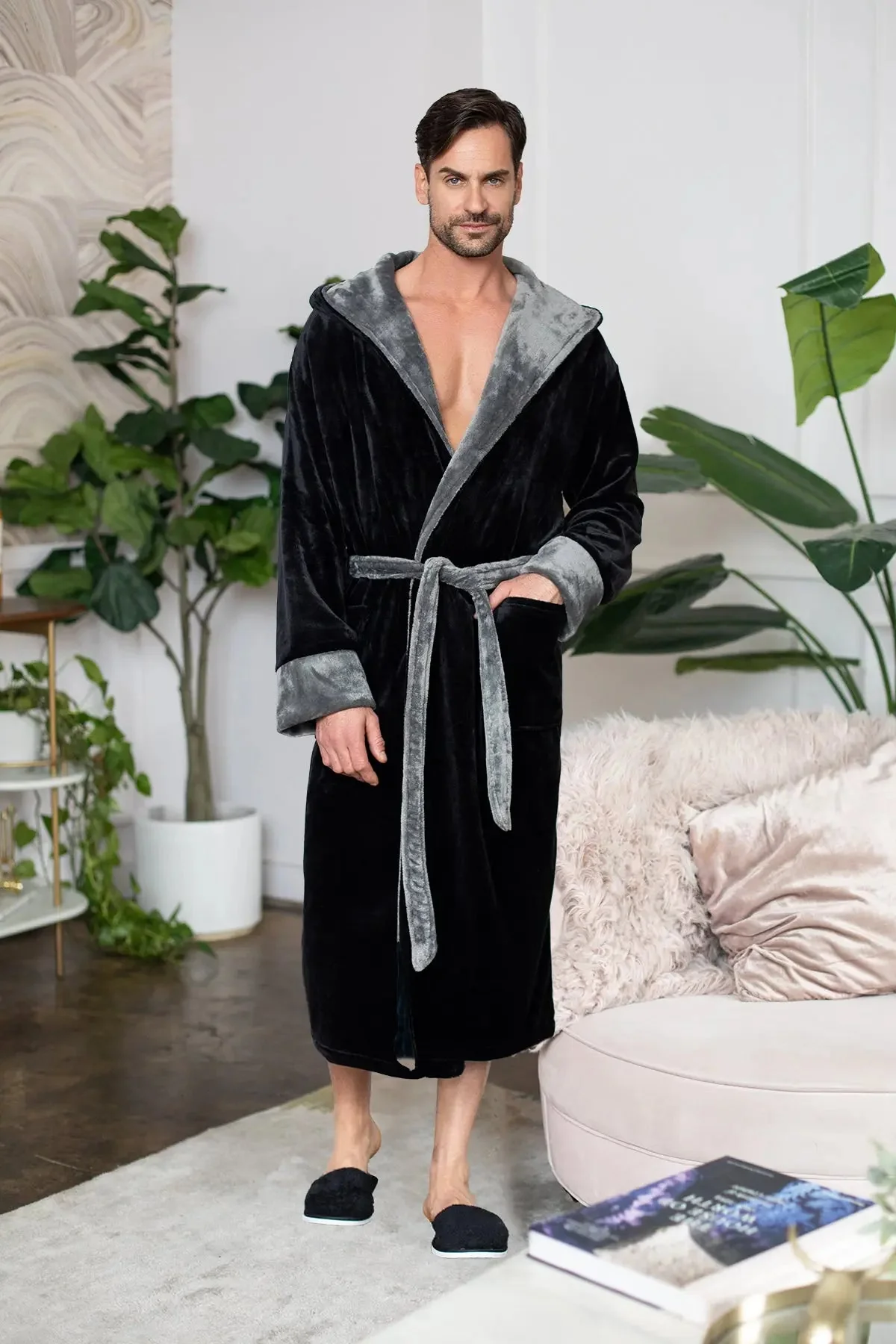Men’s Robe with Hood – Ultra-Soft Plush Comfort for Everyday Use - Image 21