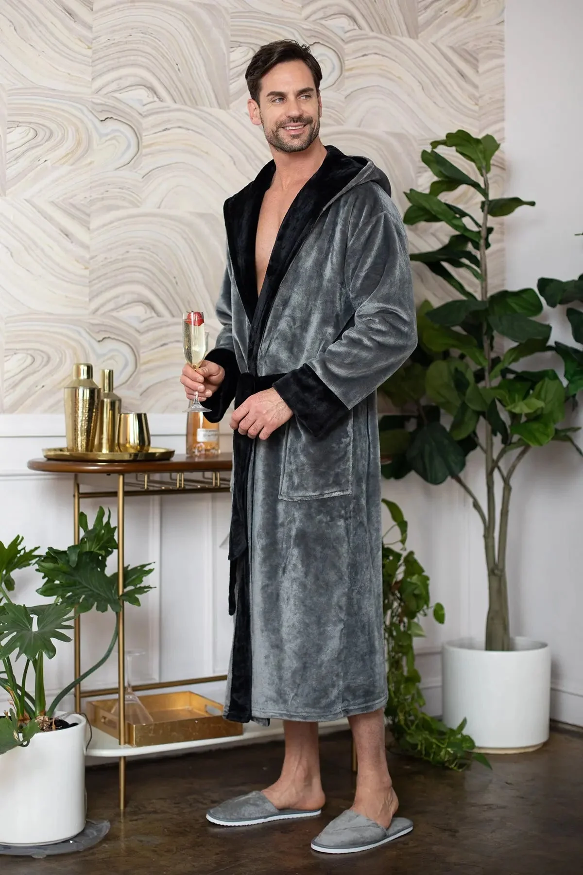 Men’s Robe with Hood – Ultra-Soft Plush Comfort for Everyday Use - Image 27